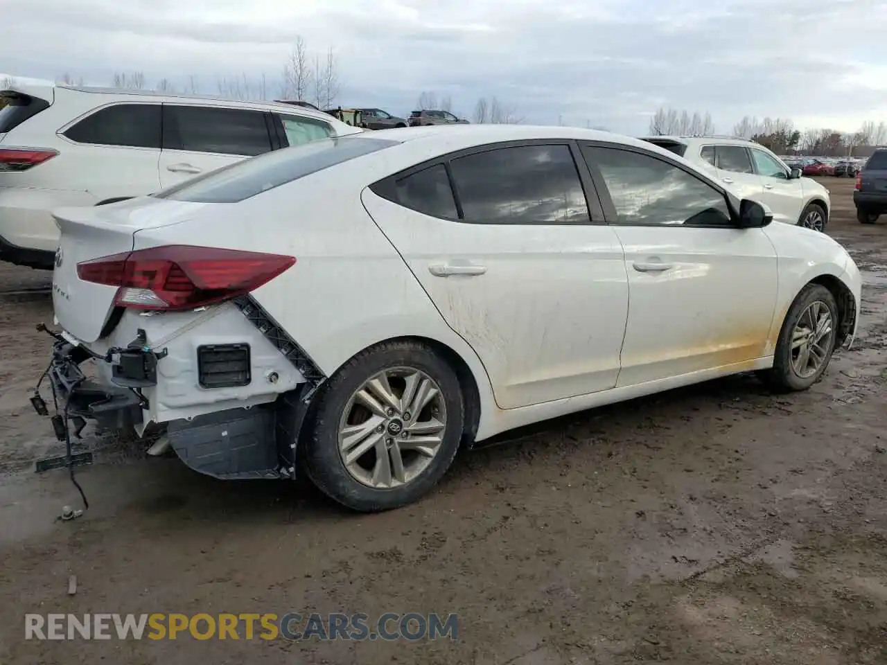 3 Photograph of a damaged car KMHD84LFXLU077260 HYUNDAI ELANTRA 2020