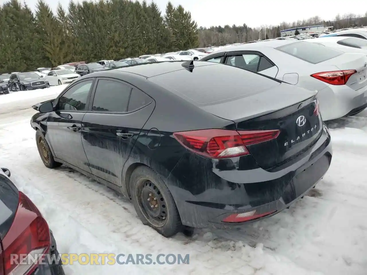 2 Photograph of a damaged car KMHD84LFXLU102464 HYUNDAI ELANTRA 2020