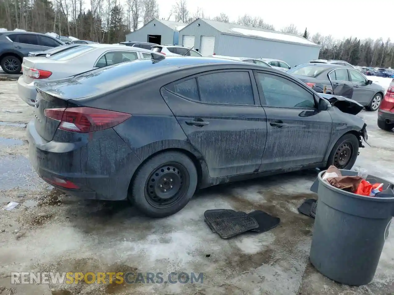 3 Photograph of a damaged car KMHD84LFXLU102464 HYUNDAI ELANTRA 2020