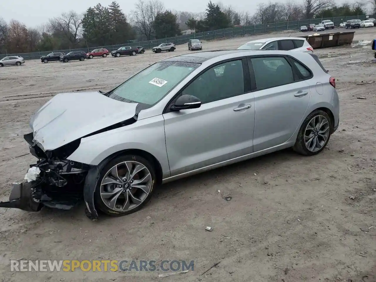 1 Photograph of a damaged car KMHH55LC7LU123469 HYUNDAI ELANTRA 2020