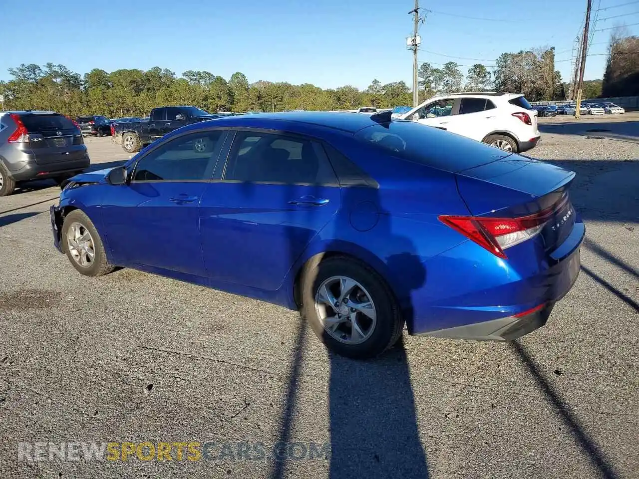 2 Photograph of a damaged car 5NPLL4AG0MH024993 HYUNDAI ELANTRA 2021