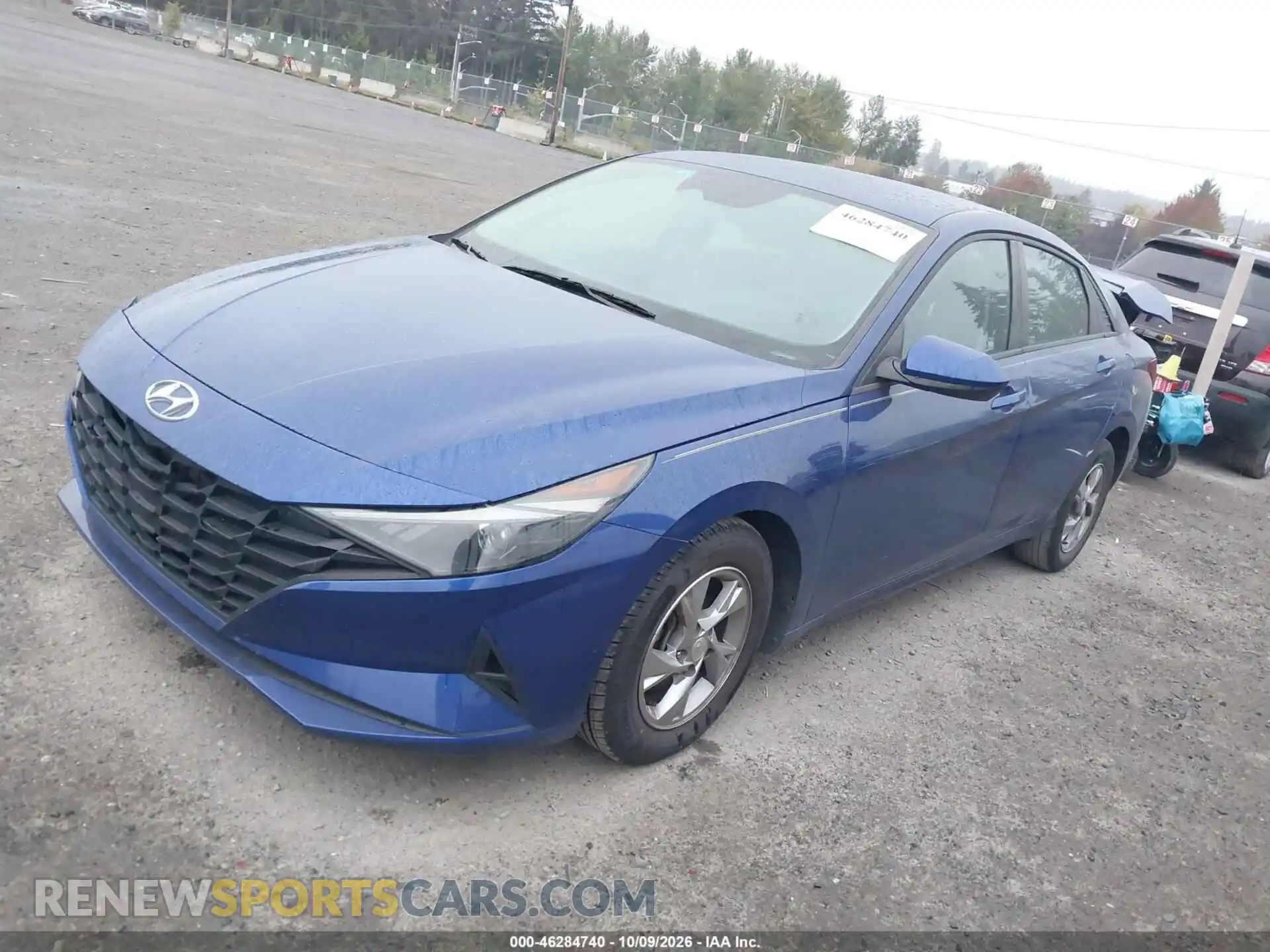 2 Photograph of a damaged car 5NPLL4AG0MH028039 HYUNDAI ELANTRA 2021