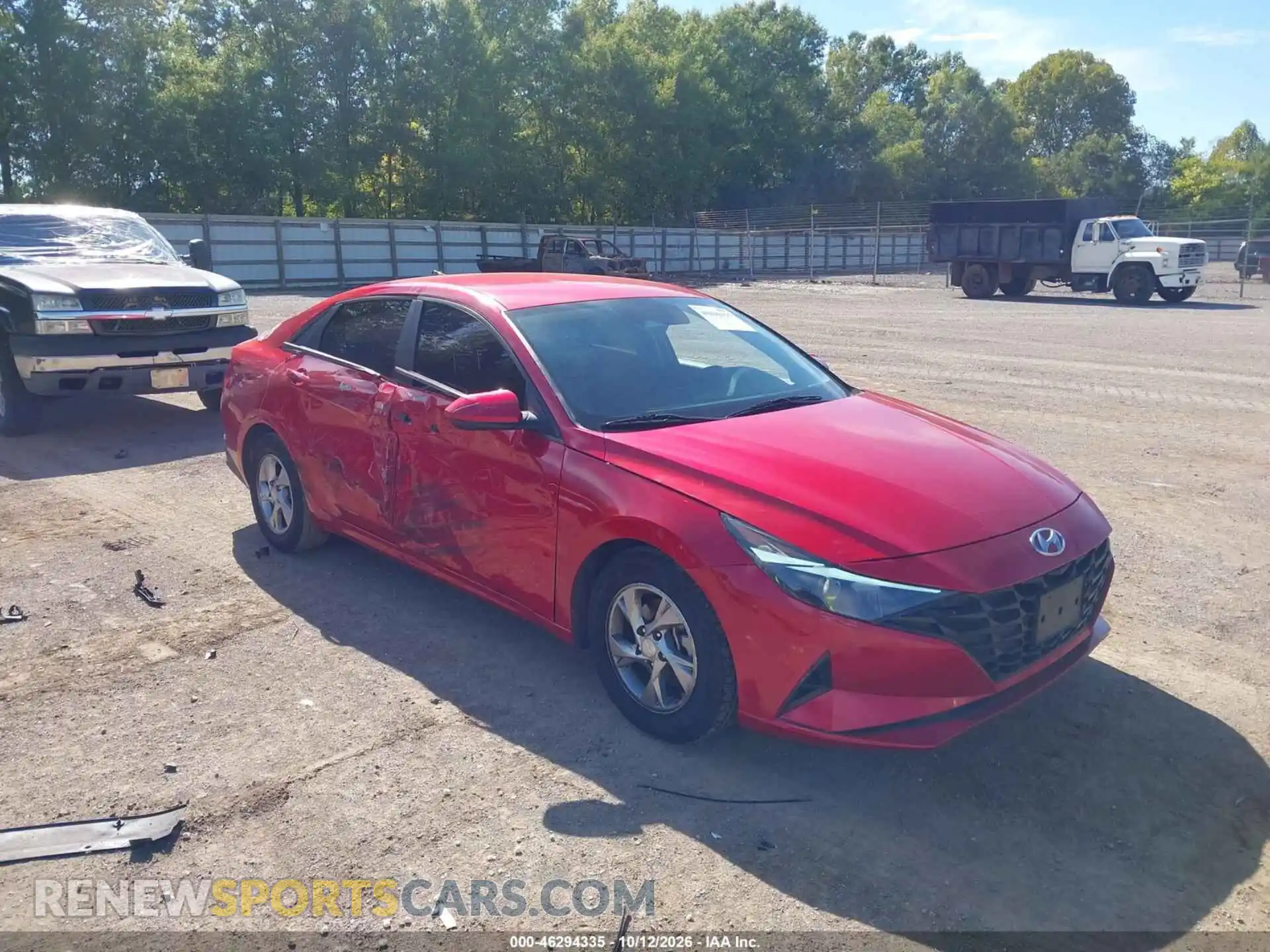 1 Photograph of a damaged car 5NPLL4AG0MH035234 HYUNDAI ELANTRA 2021