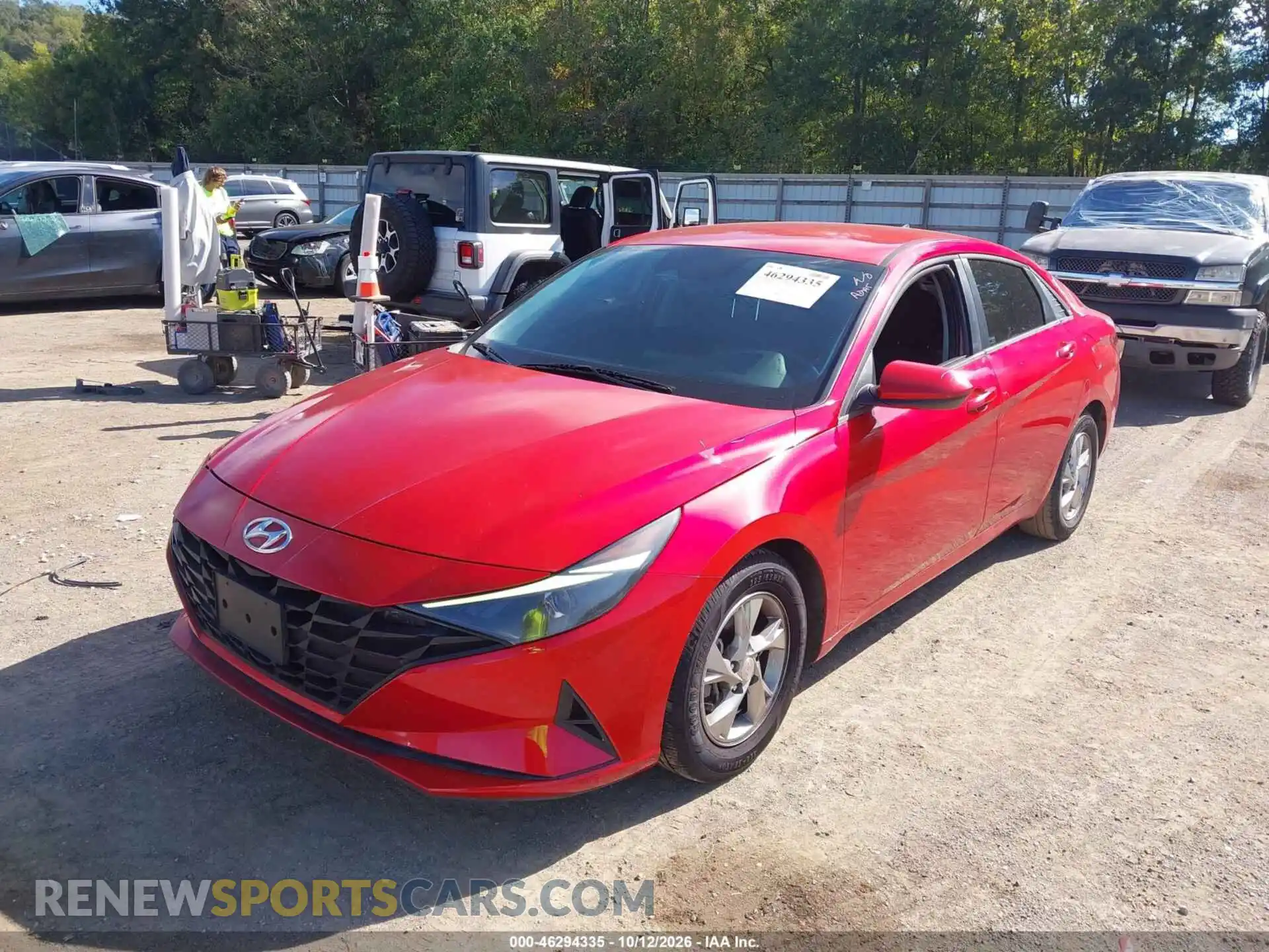 2 Photograph of a damaged car 5NPLL4AG0MH035234 HYUNDAI ELANTRA 2021