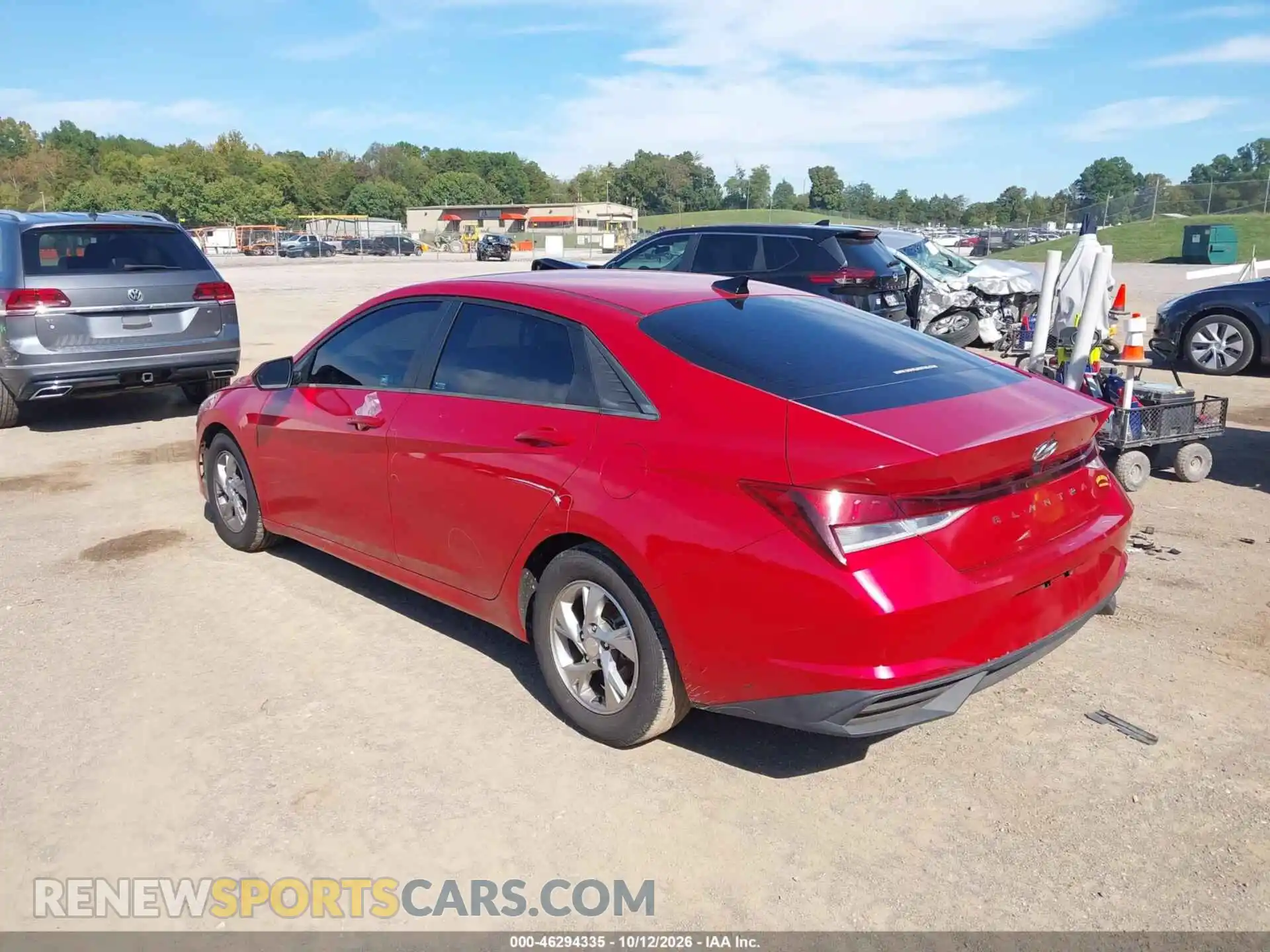3 Photograph of a damaged car 5NPLL4AG0MH035234 HYUNDAI ELANTRA 2021
