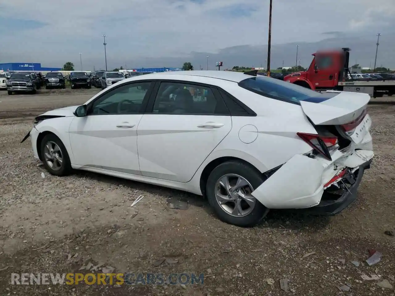 2 Photograph of a damaged car 5NPLL4AG0MH037873 HYUNDAI ELANTRA 2021
