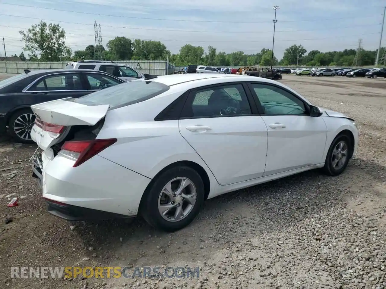 3 Photograph of a damaged car 5NPLL4AG0MH037873 HYUNDAI ELANTRA 2021
