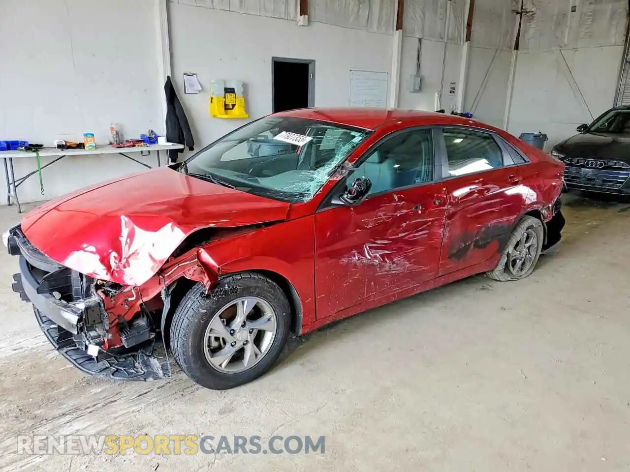 1 Photograph of a damaged car 5NPLL4AG0MH039123 HYUNDAI ELANTRA 2021