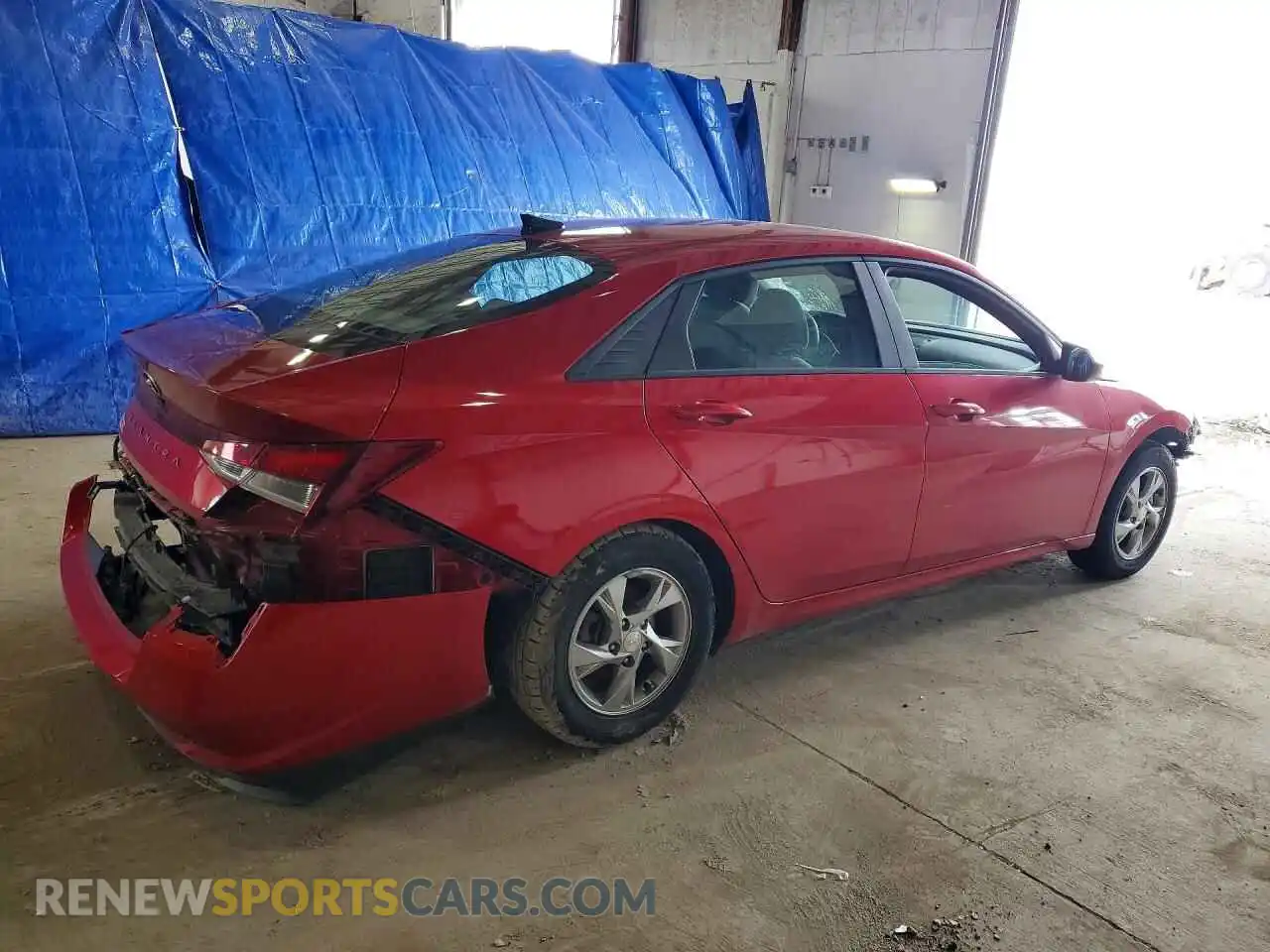 3 Photograph of a damaged car 5NPLL4AG0MH039123 HYUNDAI ELANTRA 2021