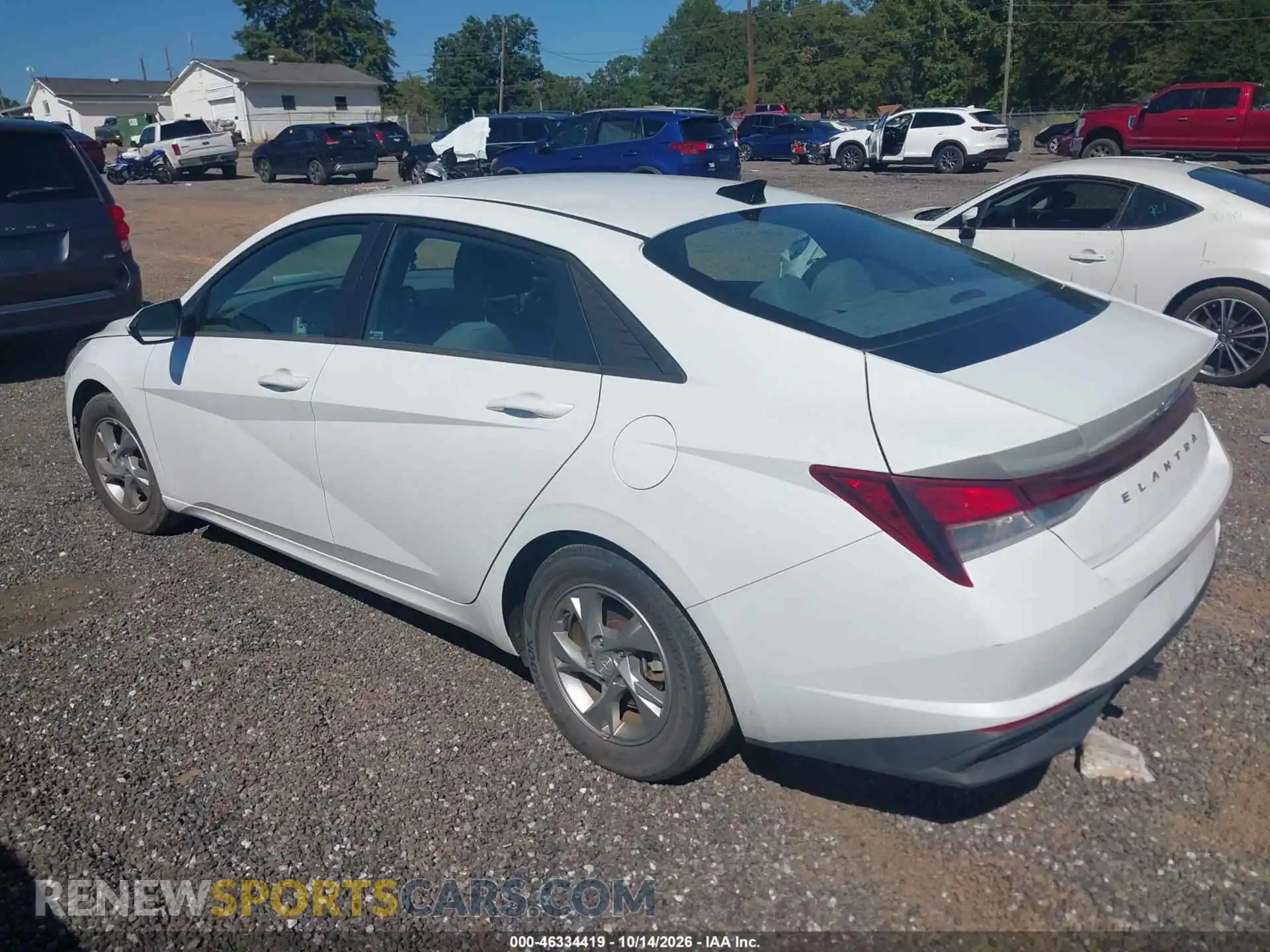 3 fotografías del automóvil dañado 5NPLL4AG0MH042040 HYUNDAI ELANTRA 2021