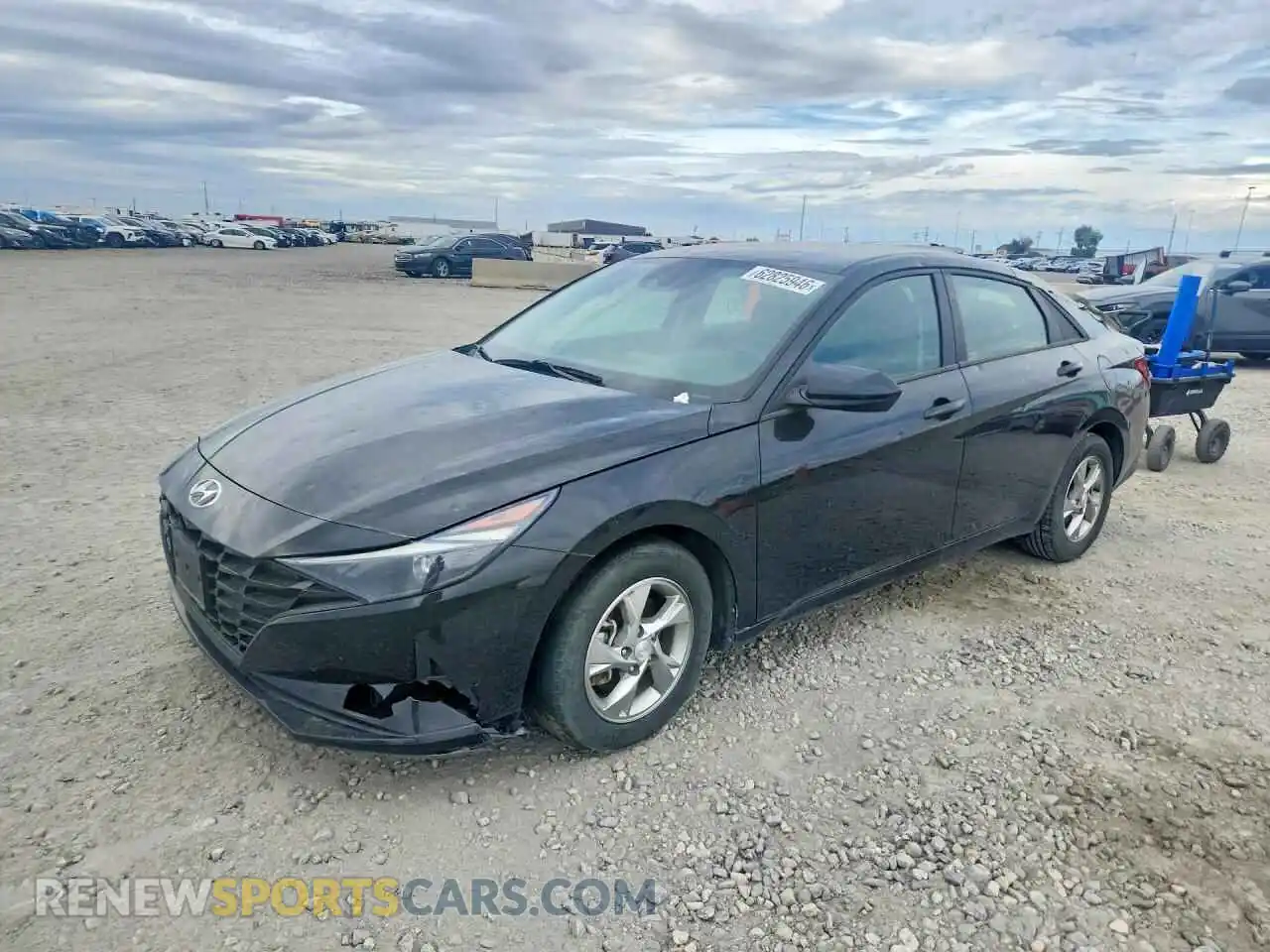 1 Photograph of a damaged car 5NPLL4AG0MH047089 HYUNDAI ELANTRA 2021