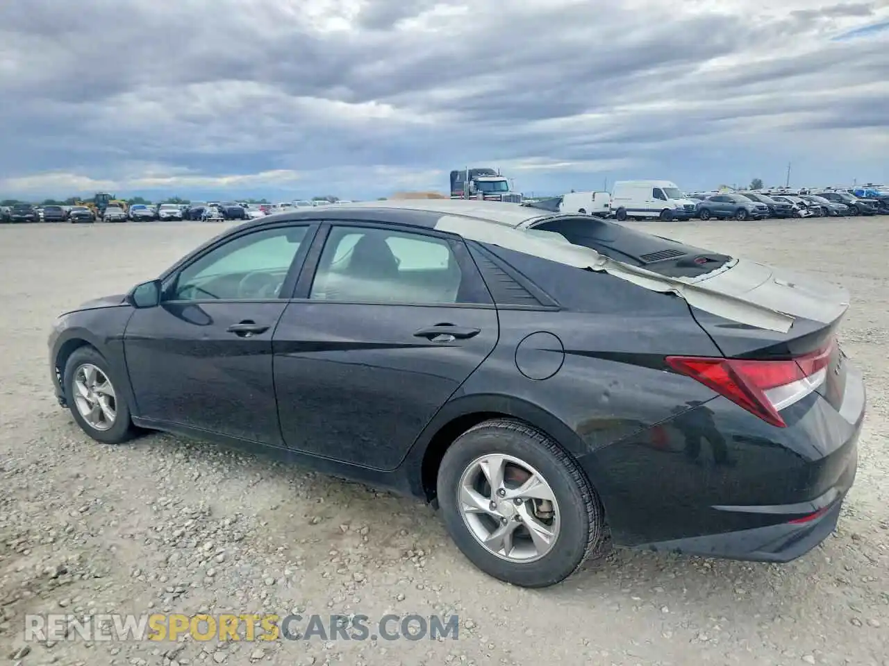 2 Photograph of a damaged car 5NPLL4AG0MH047089 HYUNDAI ELANTRA 2021
