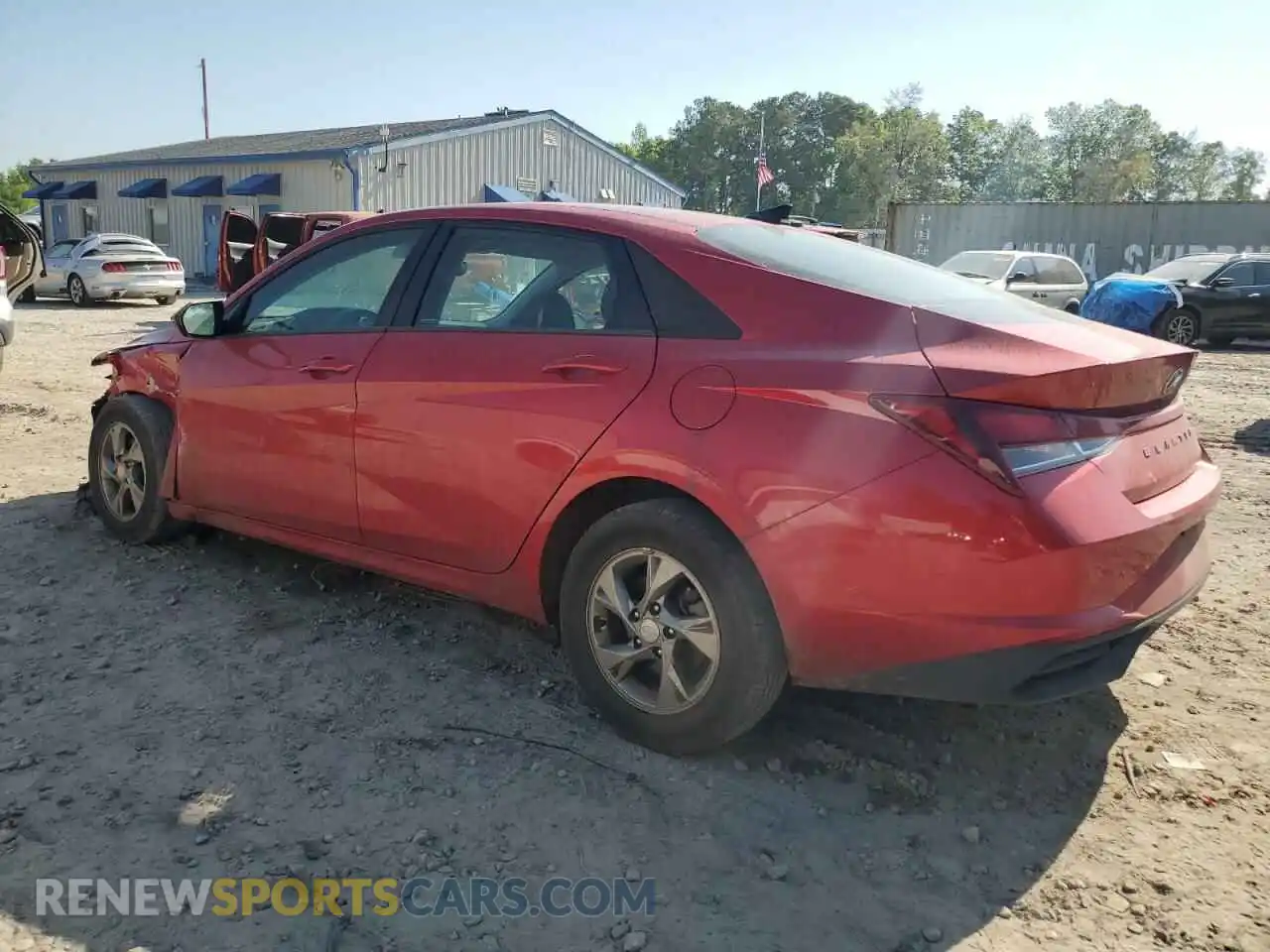 2 Photograph of a damaged car 5NPLL4AG0MH047514 HYUNDAI ELANTRA 2021
