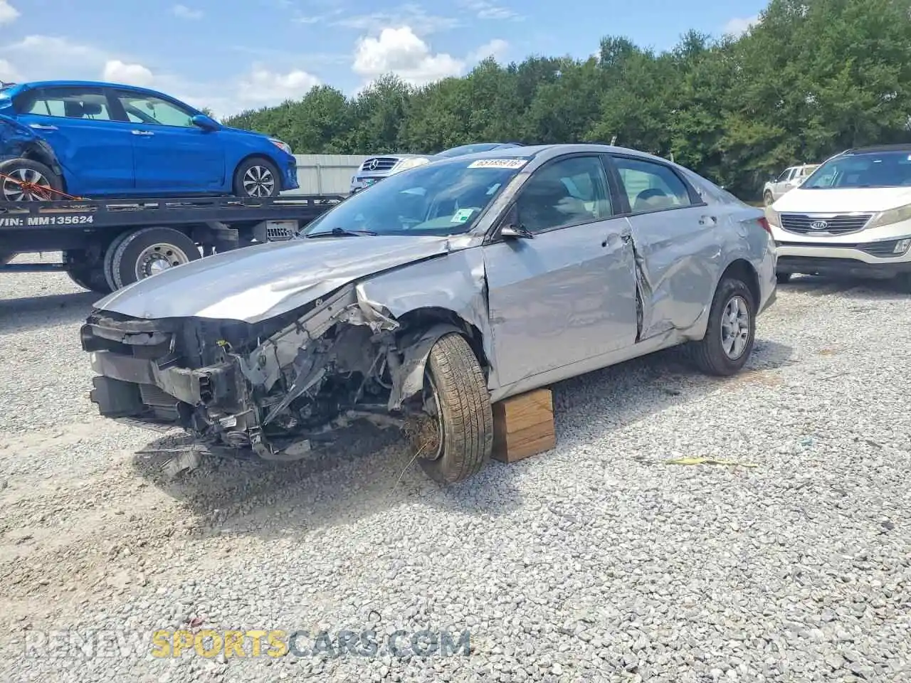 1 Photograph of a damaged car 5NPLL4AG0MH047657 HYUNDAI ELANTRA 2021