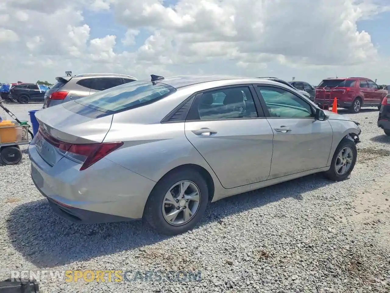 3 Photograph of a damaged car 5NPLL4AG0MH047657 HYUNDAI ELANTRA 2021