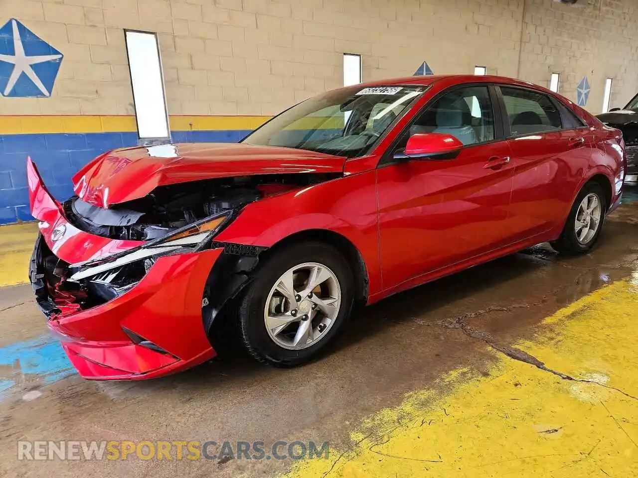 1 fotografías del automóvil dañado 5NPLL4AG0MH049845 HYUNDAI ELANTRA 2021