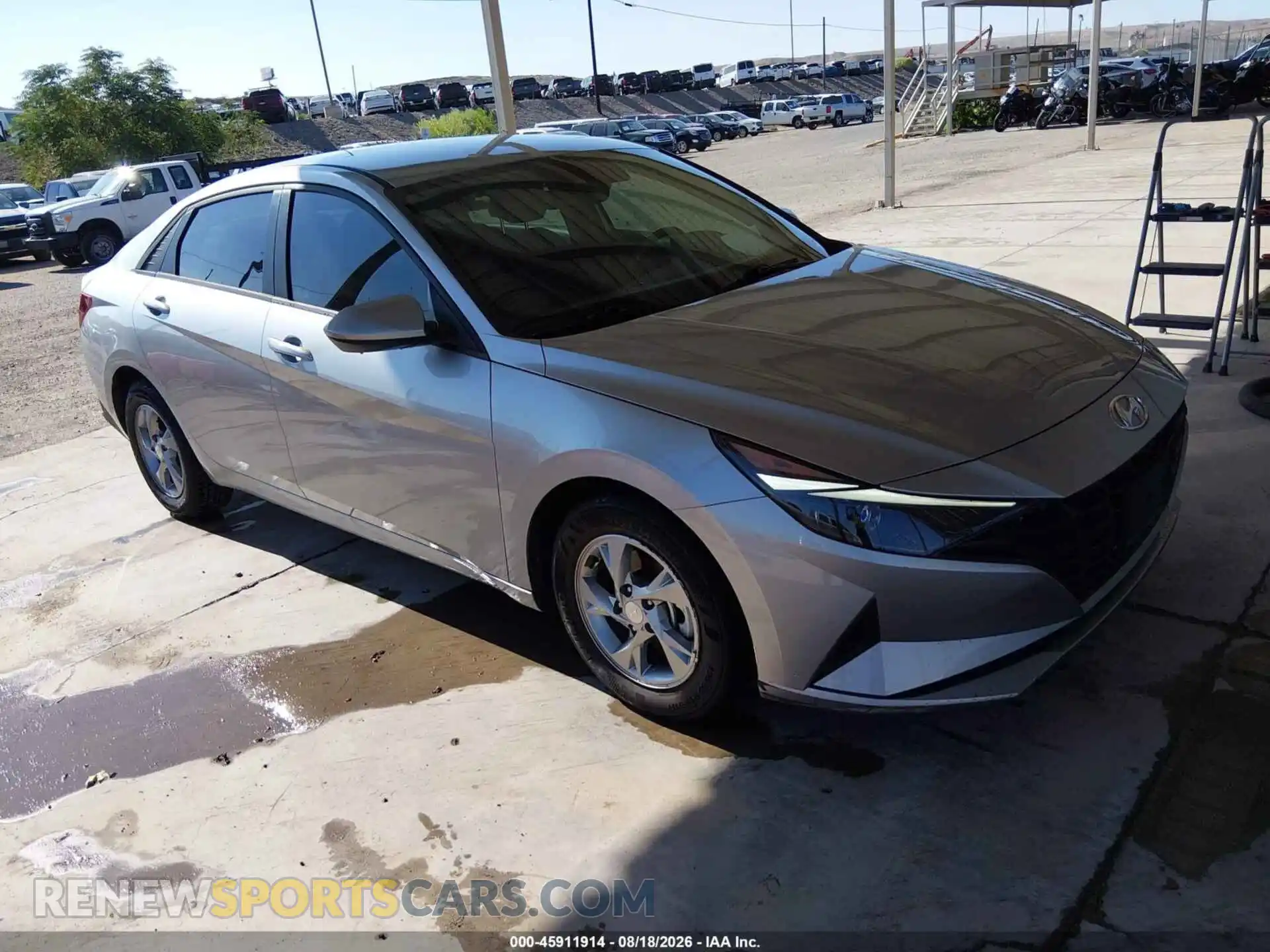 1 Photograph of a damaged car 5NPLL4AG0MH050039 HYUNDAI ELANTRA 2021