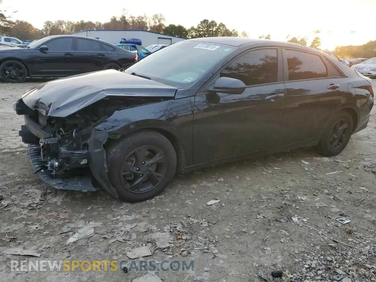 1 Photograph of a damaged car 5NPLL4AG0MH052888 HYUNDAI ELANTRA 2021