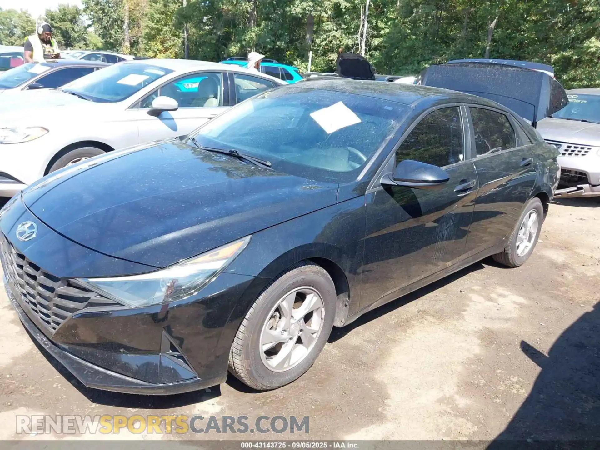 2 Photograph of a damaged car 5NPLL4AG1MH015171 HYUNDAI ELANTRA 2021