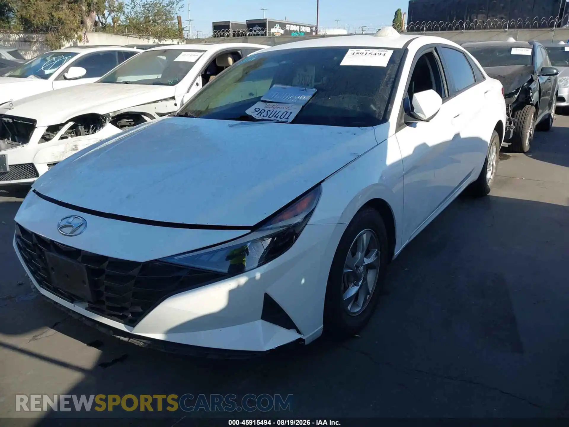 2 Photograph of a damaged car 5NPLL4AG1MH022749 HYUNDAI ELANTRA 2021