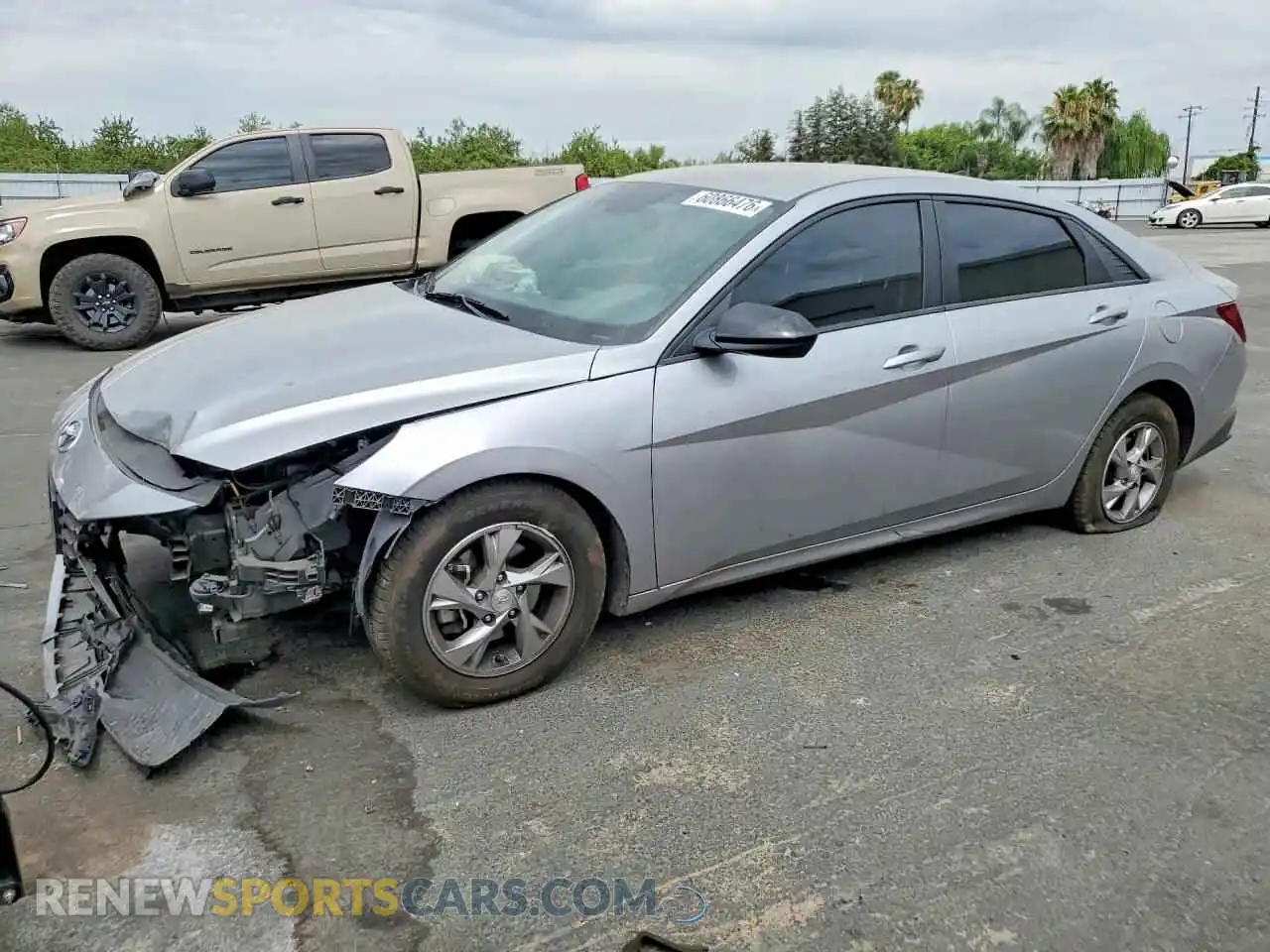 1 Photograph of a damaged car 5NPLL4AG1MH025974 HYUNDAI ELANTRA 2021