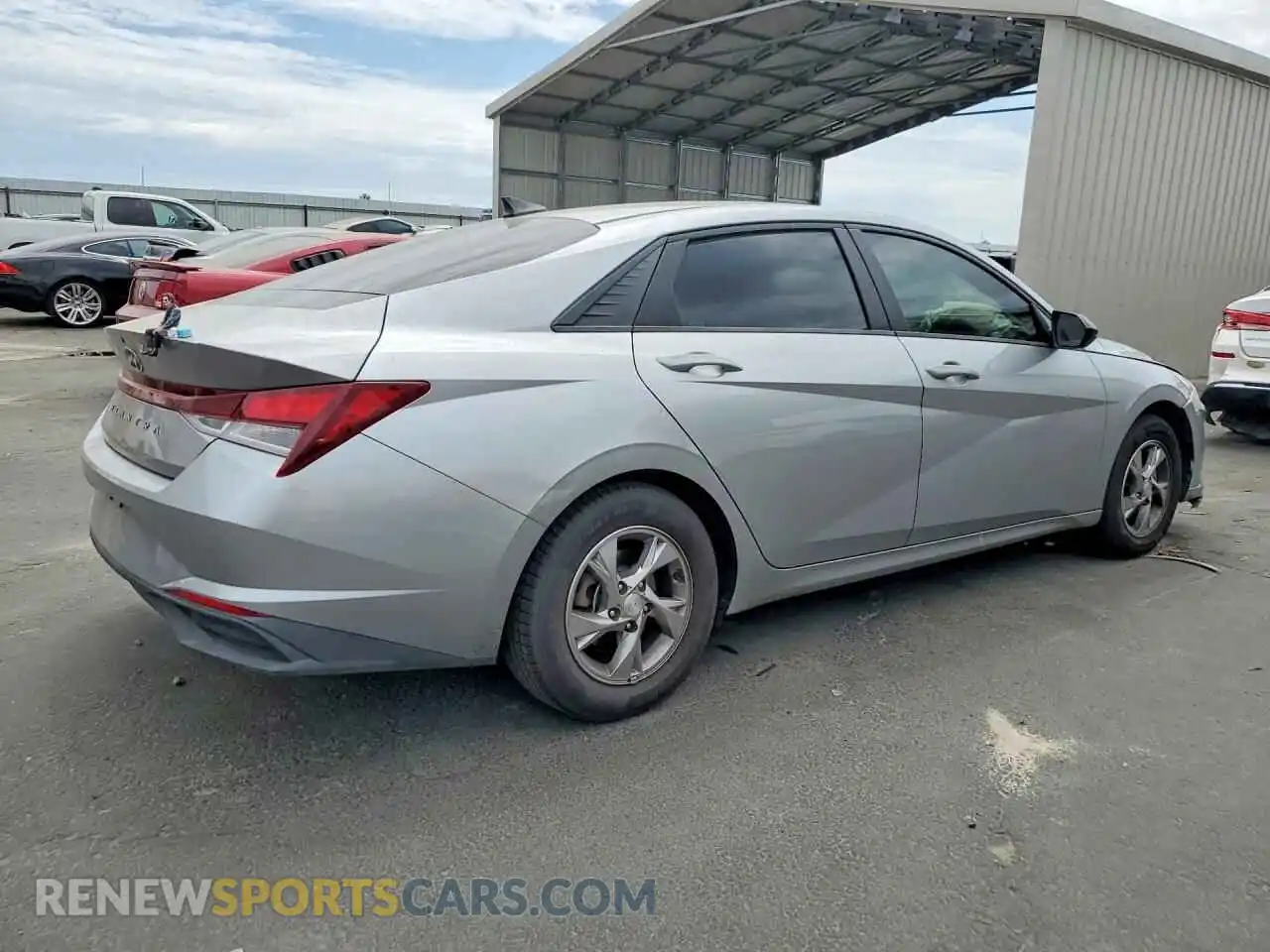 3 Photograph of a damaged car 5NPLL4AG1MH025974 HYUNDAI ELANTRA 2021