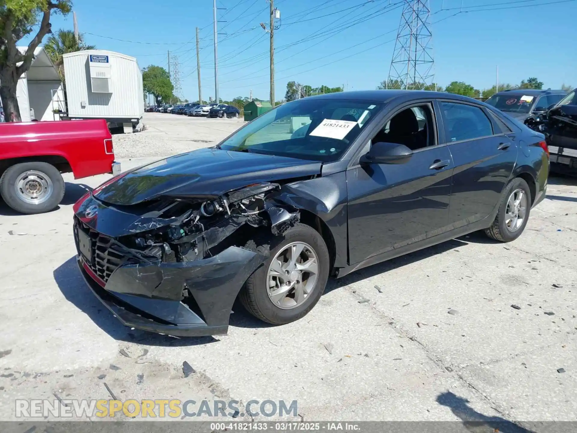 2 Photograph of a damaged car 5NPLL4AG1MH027434 HYUNDAI ELANTRA 2021