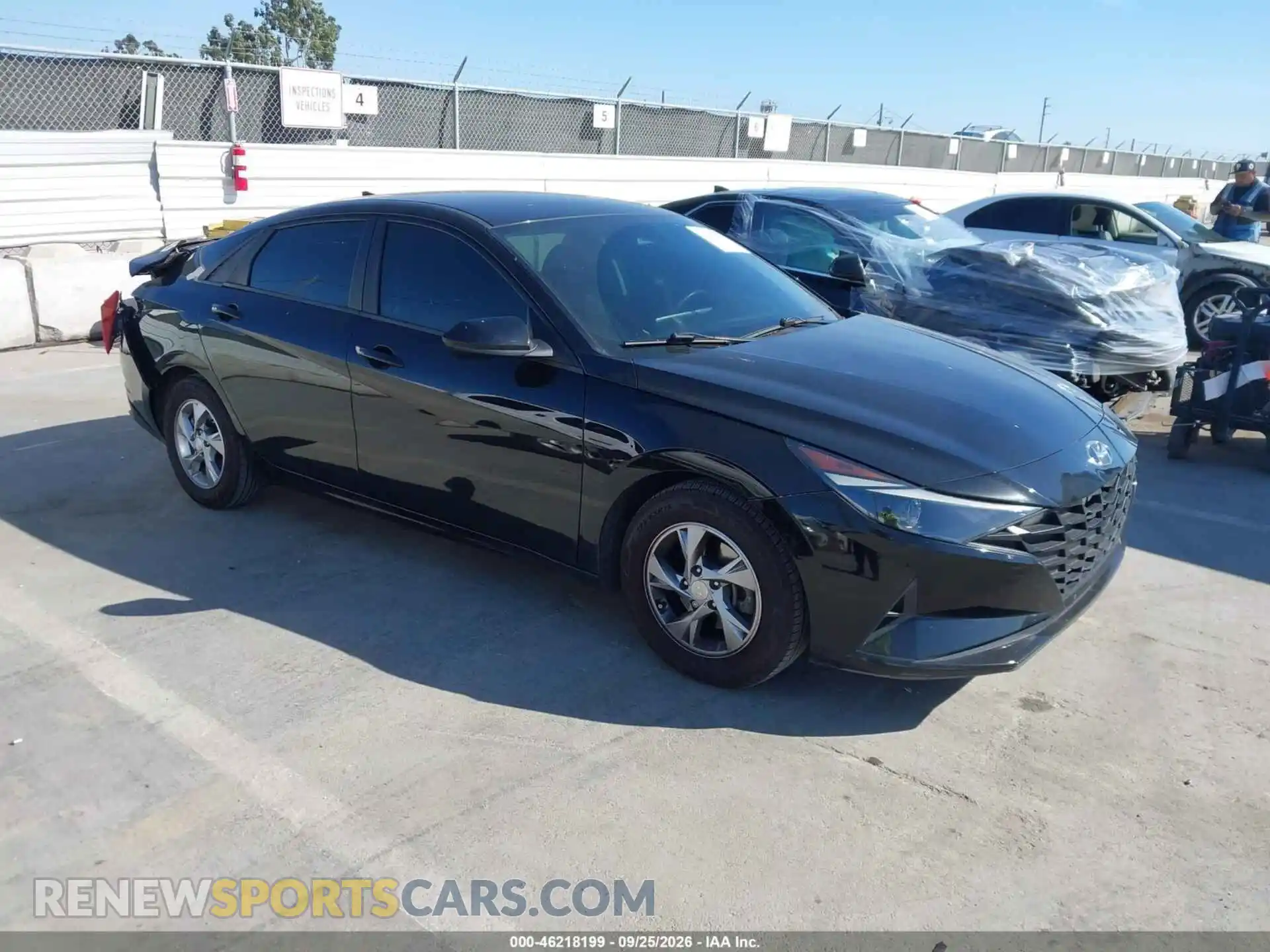 1 Photograph of a damaged car 5NPLL4AG1MH032794 HYUNDAI ELANTRA 2021