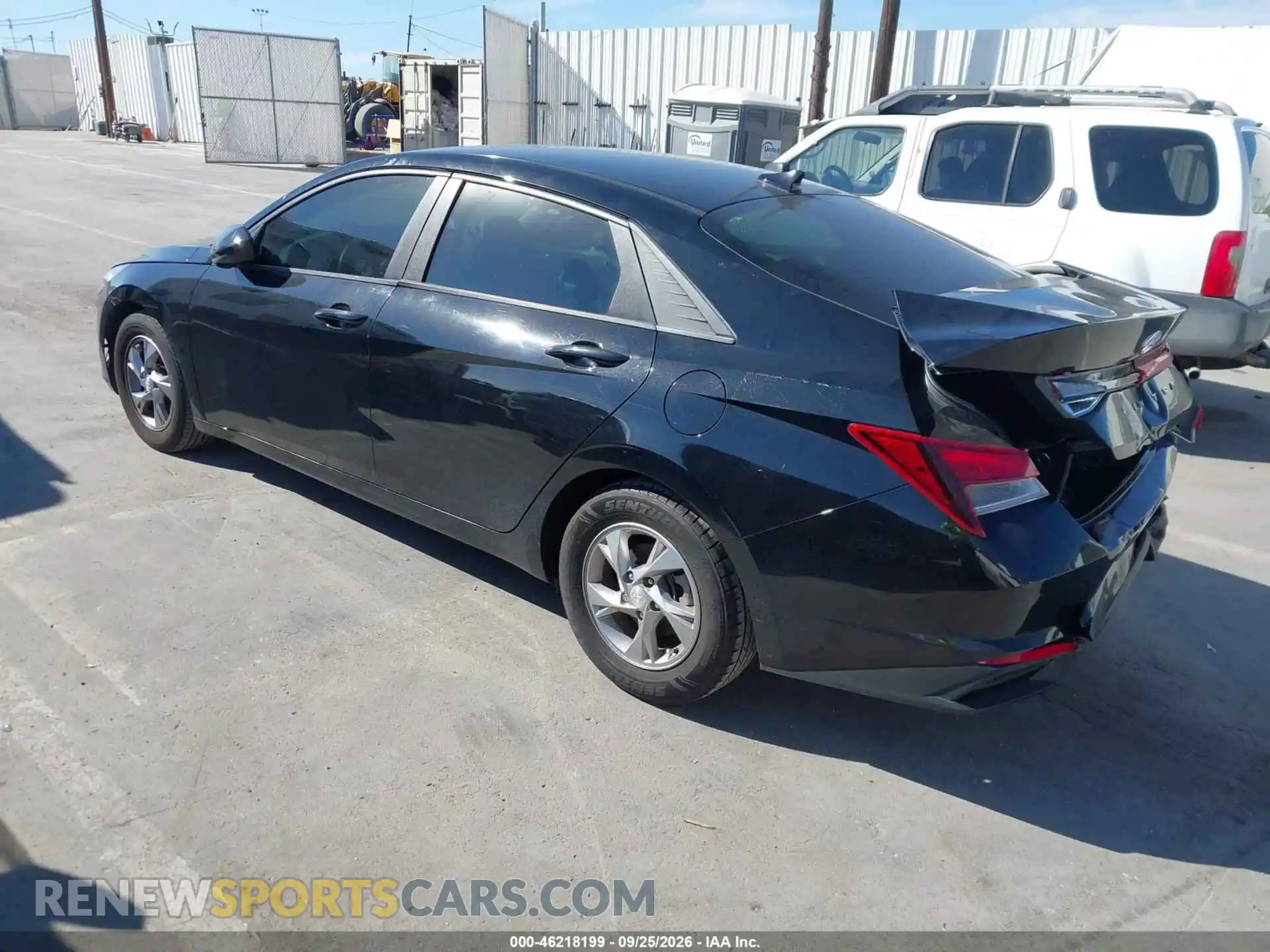 3 Photograph of a damaged car 5NPLL4AG1MH032794 HYUNDAI ELANTRA 2021