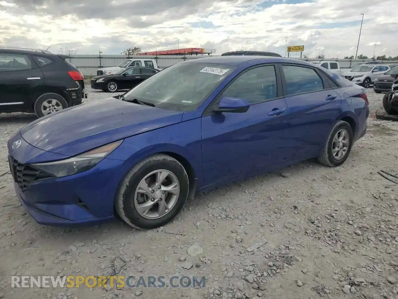 1 Photograph of a damaged car 5NPLL4AG1MH038711 HYUNDAI ELANTRA 2021