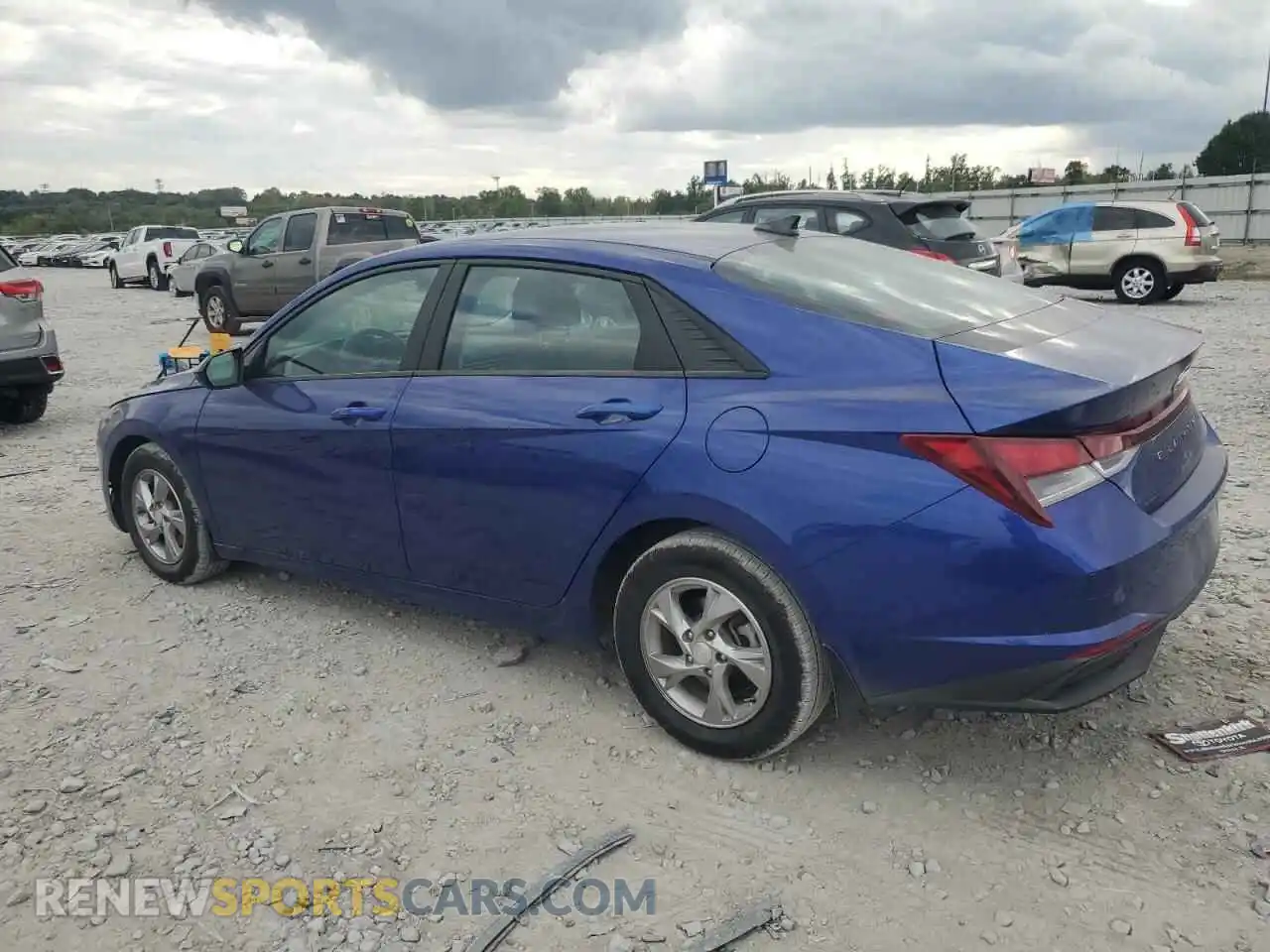 2 Photograph of a damaged car 5NPLL4AG1MH038711 HYUNDAI ELANTRA 2021