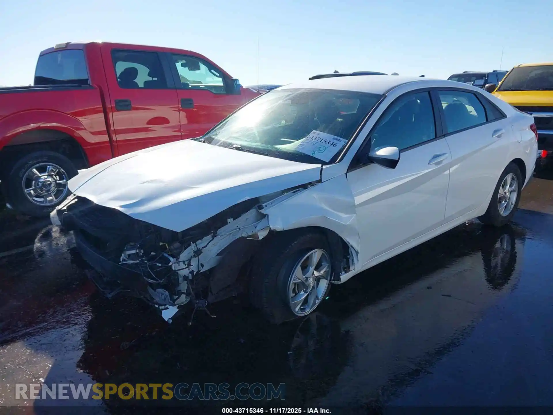 2 Photograph of a damaged car 5NPLL4AG1MH040362 HYUNDAI ELANTRA 2021