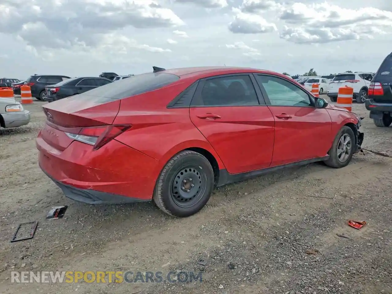 3 fotografías del automóvil dañado 5NPLL4AG1MH041480 HYUNDAI ELANTRA 2021