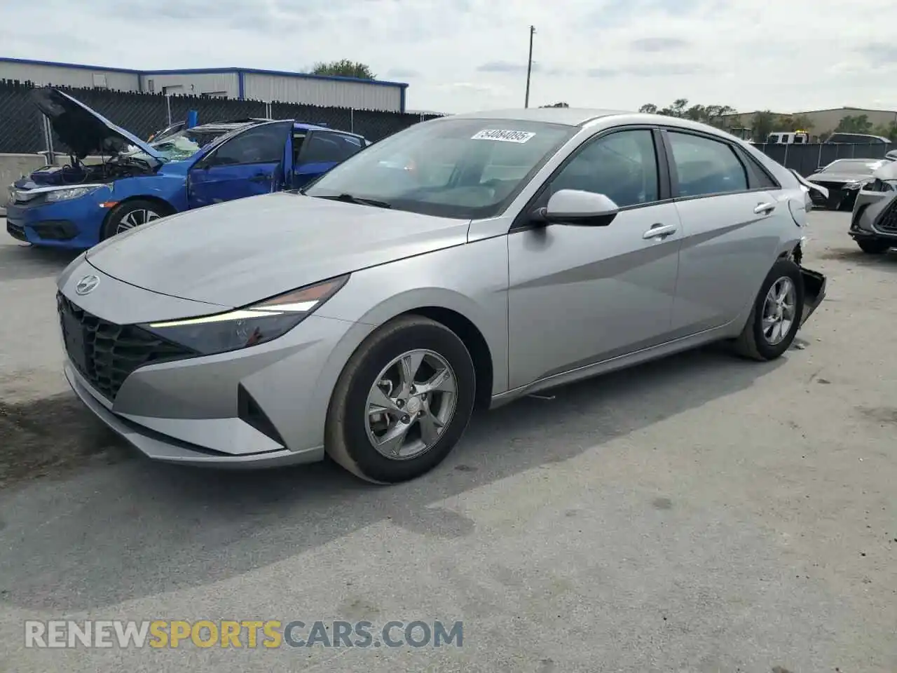 1 Photograph of a damaged car 5NPLL4AG1MH047103 HYUNDAI ELANTRA 2021