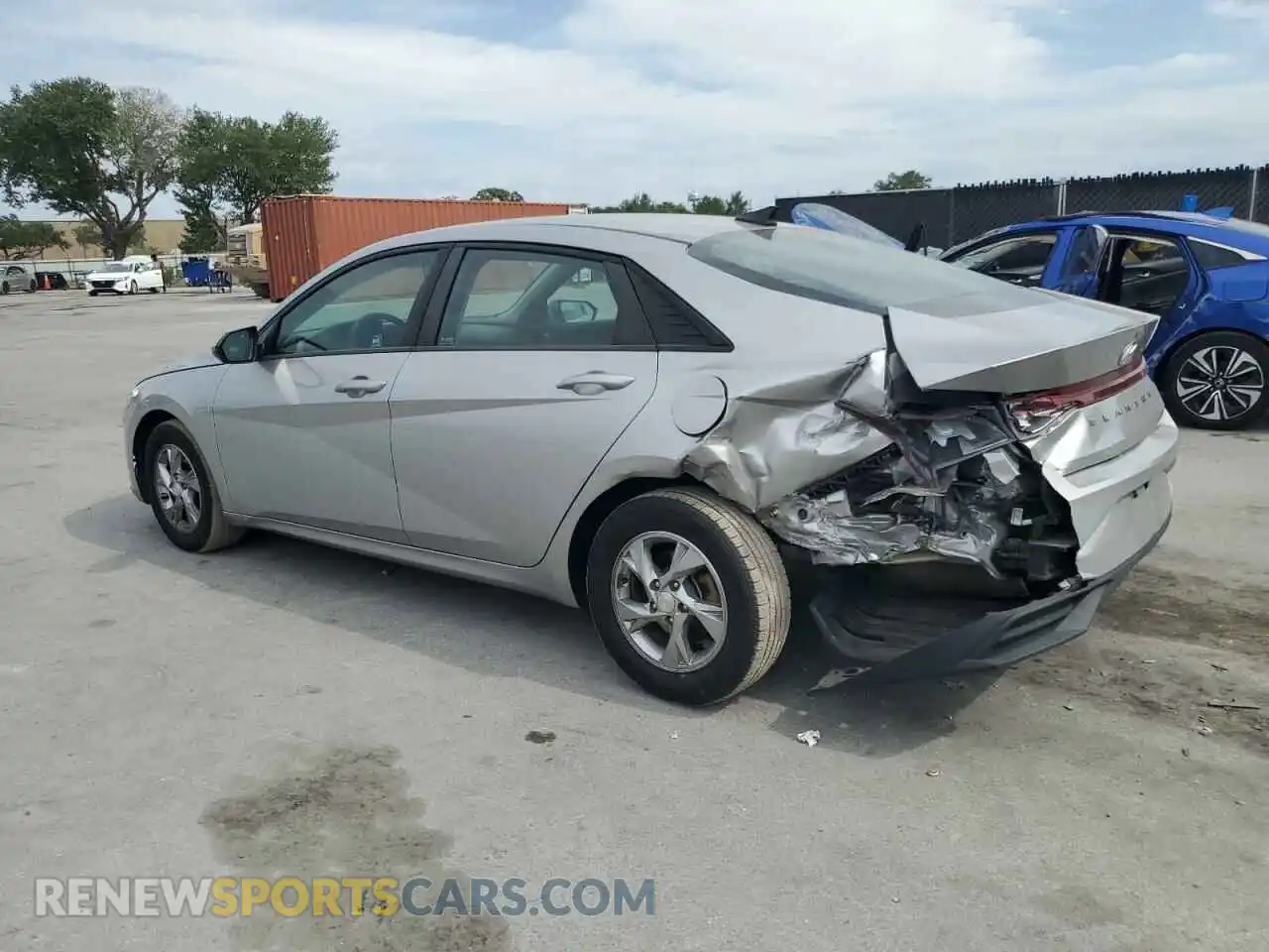 2 Photograph of a damaged car 5NPLL4AG1MH047103 HYUNDAI ELANTRA 2021