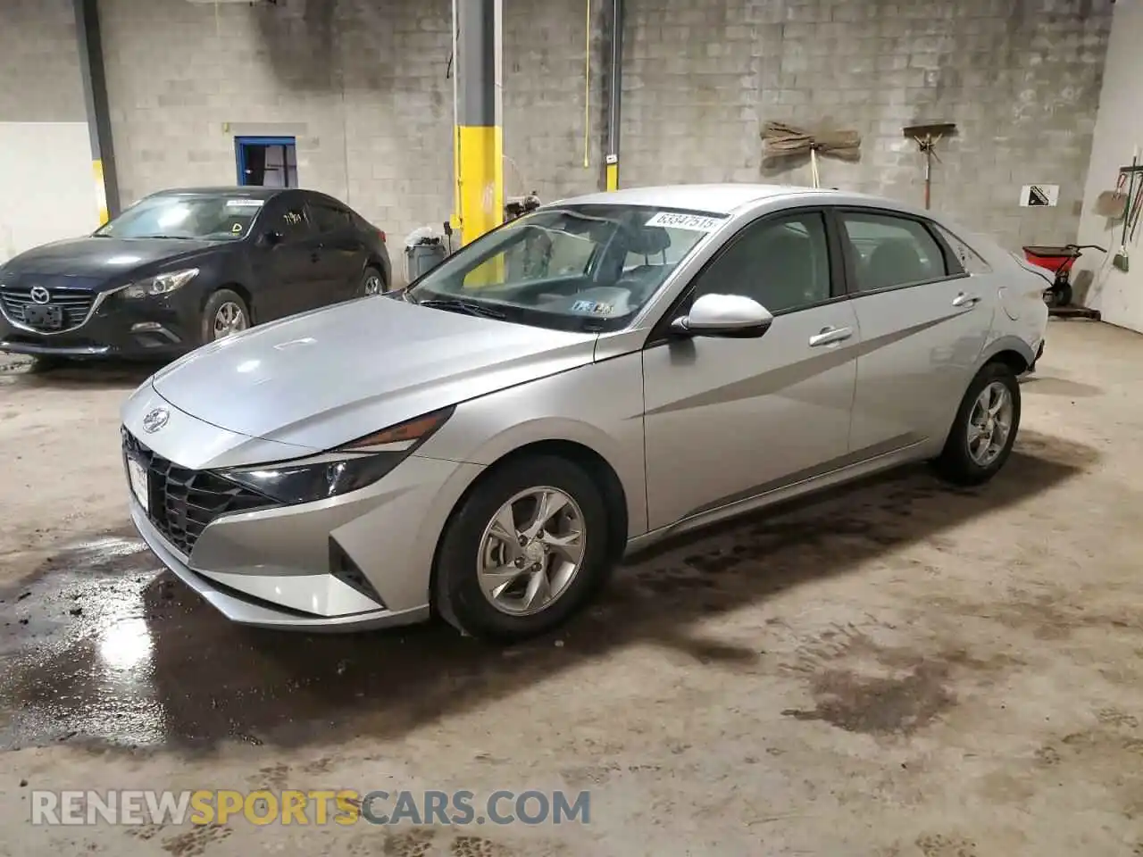 1 Photograph of a damaged car 5NPLL4AG1MH047313 HYUNDAI ELANTRA 2021