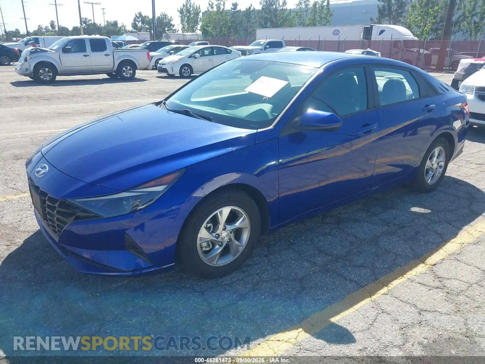 2 fotografías del automóvil dañado 5NPLL4AG1MH048347 HYUNDAI ELANTRA 2021