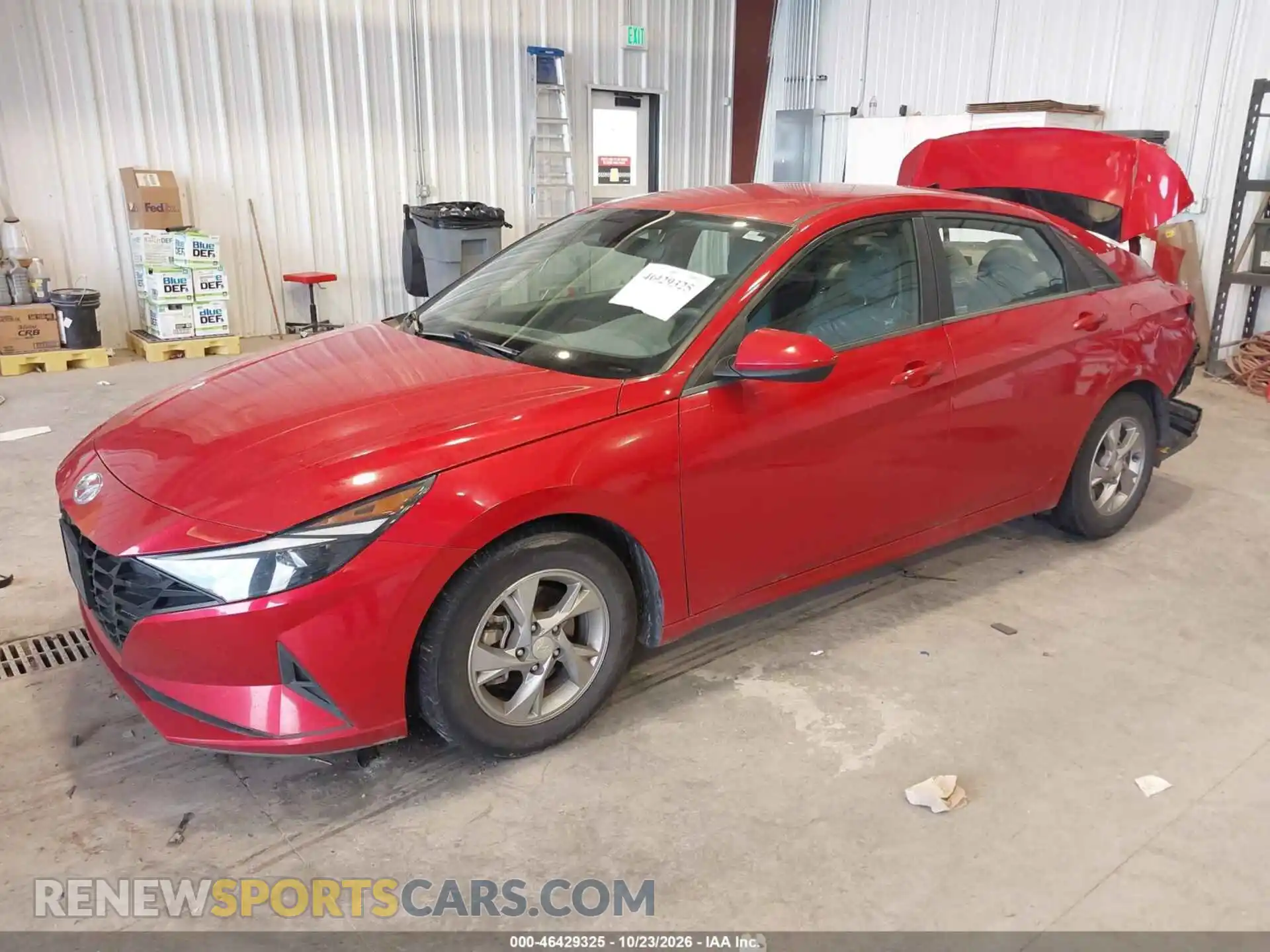 2 Photograph of a damaged car 5NPLL4AG1MH049840 HYUNDAI ELANTRA 2021