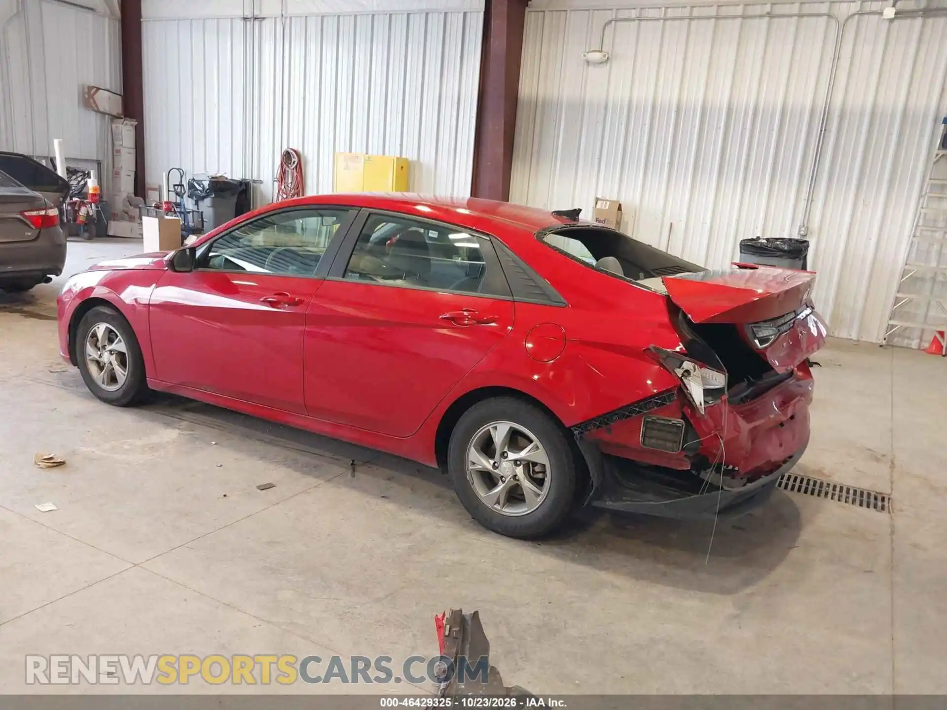 3 Photograph of a damaged car 5NPLL4AG1MH049840 HYUNDAI ELANTRA 2021