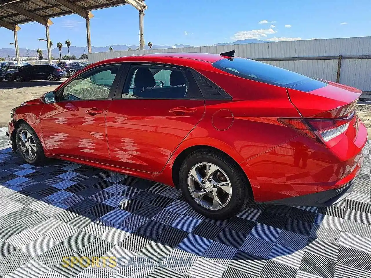 2 Photograph of a damaged car 5NPLL4AG1MH050633 HYUNDAI ELANTRA 2021