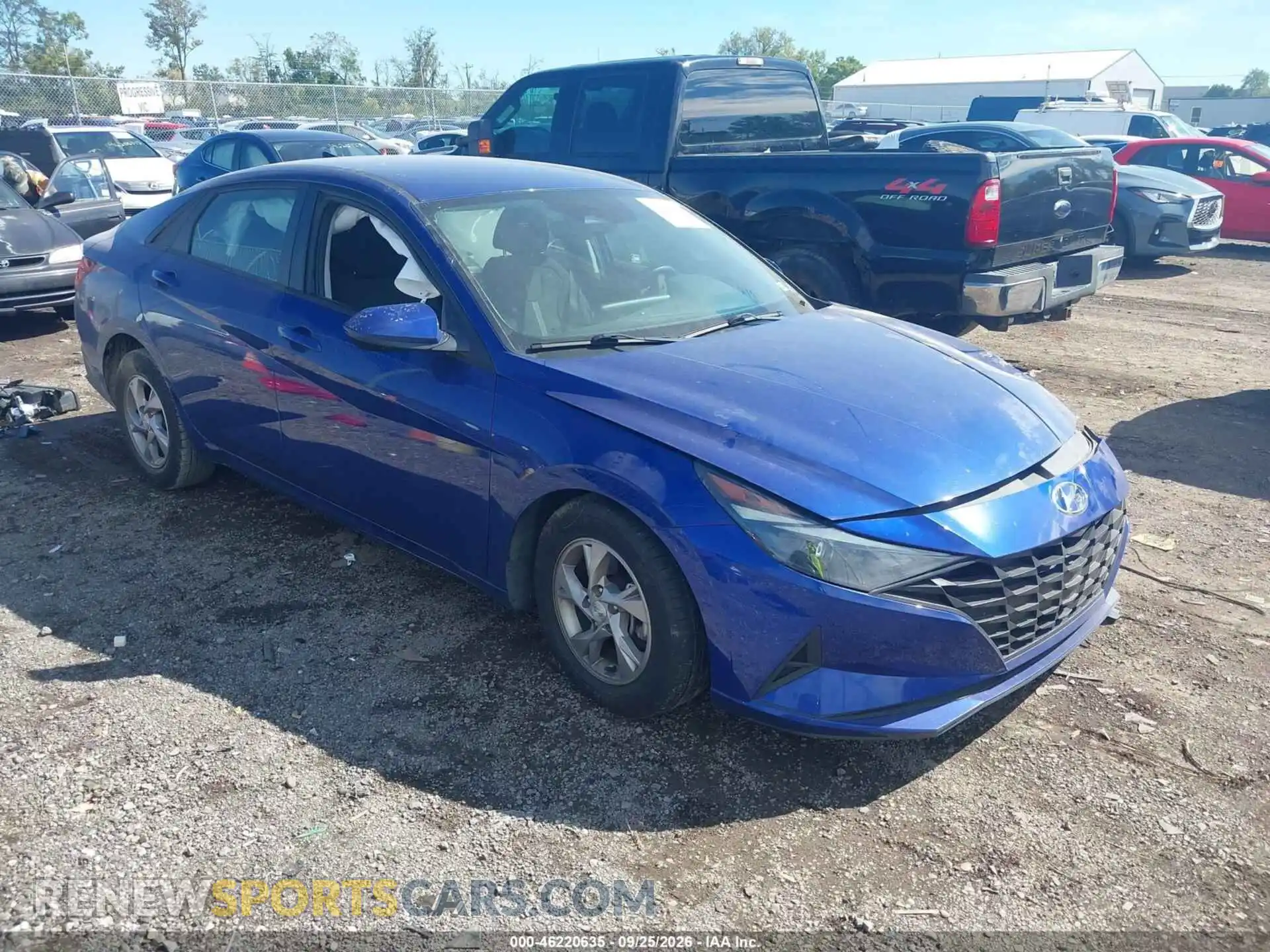 1 Photograph of a damaged car 5NPLL4AG2MH011324 HYUNDAI ELANTRA 2021