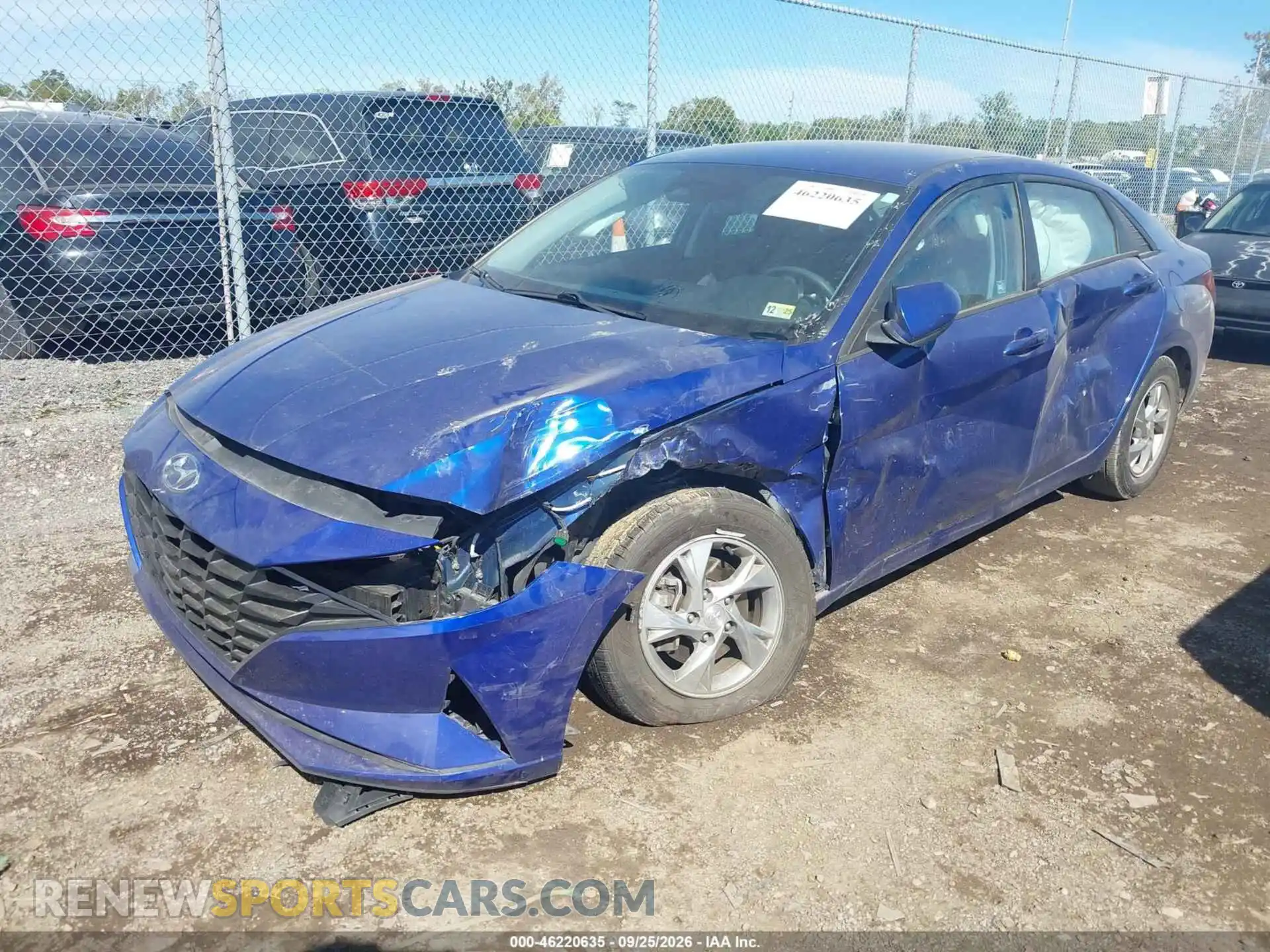 2 Photograph of a damaged car 5NPLL4AG2MH011324 HYUNDAI ELANTRA 2021