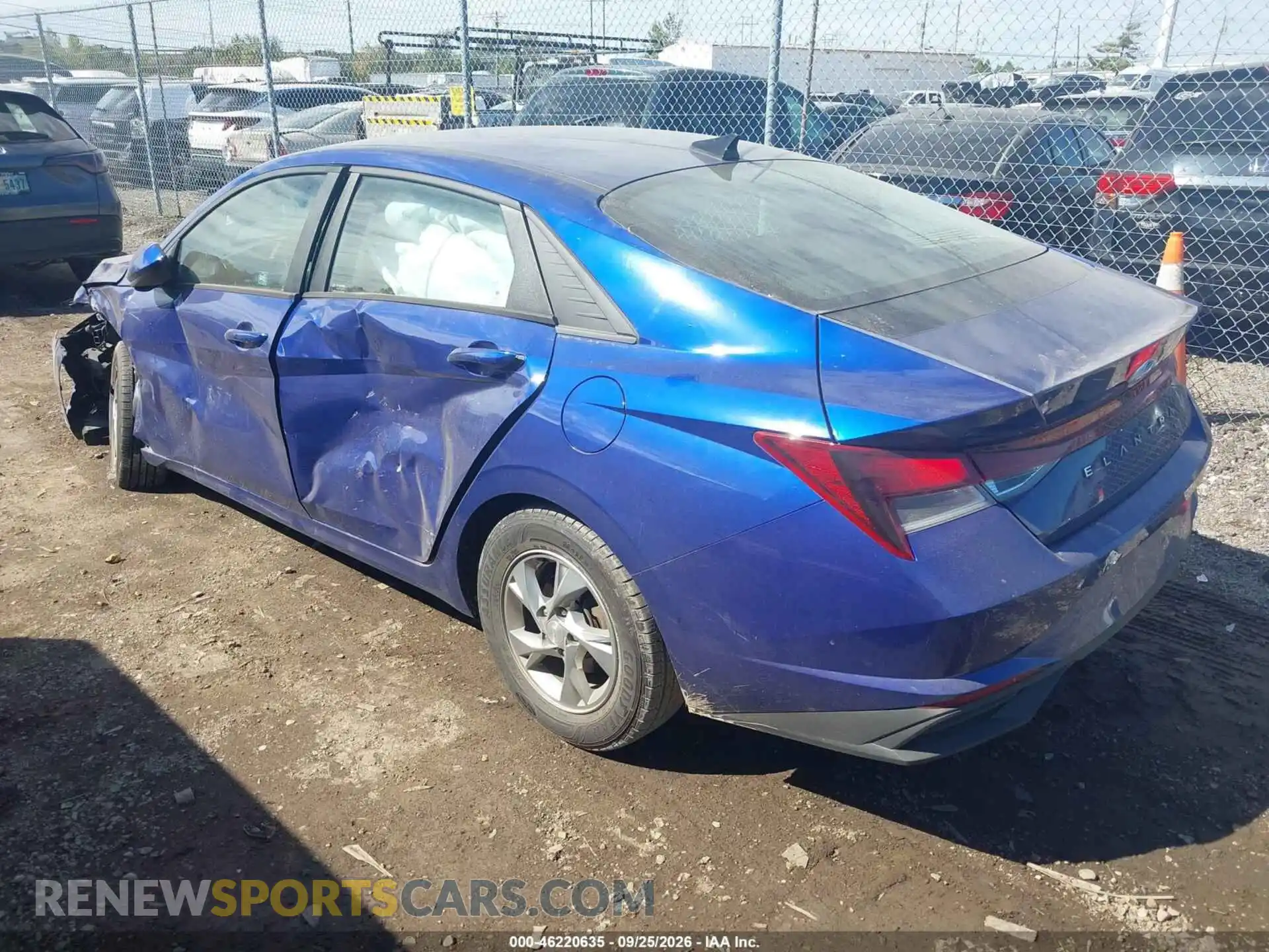 3 Photograph of a damaged car 5NPLL4AG2MH011324 HYUNDAI ELANTRA 2021