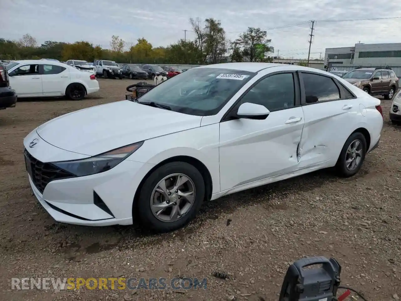 1 Photograph of a damaged car 5NPLL4AG2MH013932 HYUNDAI ELANTRA 2021