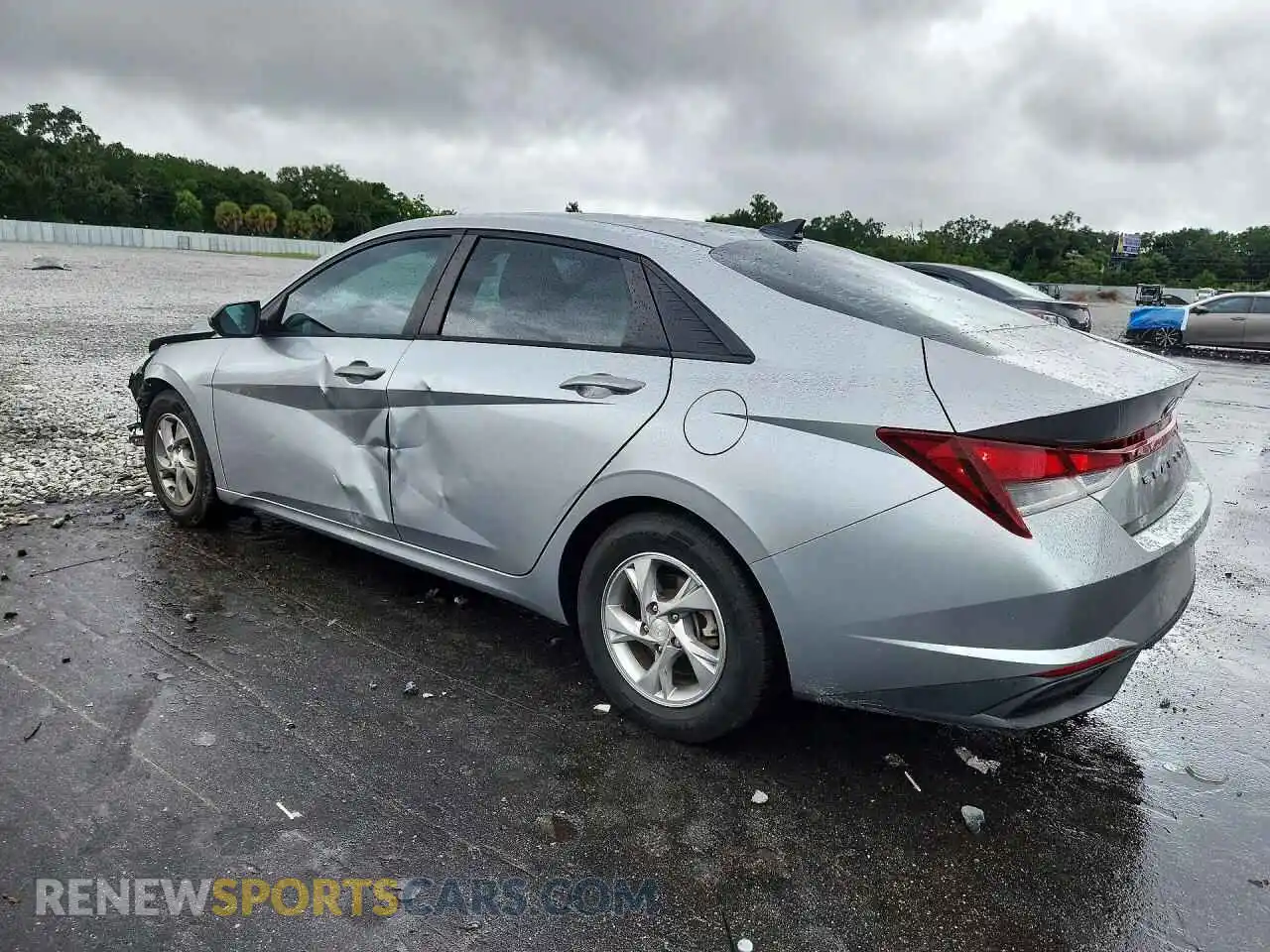 2 Photograph of a damaged car 5NPLL4AG2MH014434 HYUNDAI ELANTRA 2021
