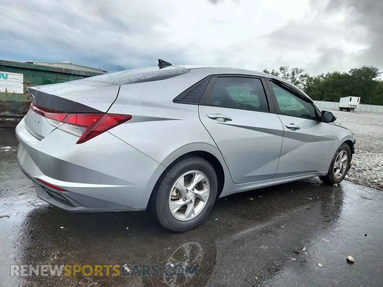 3 Photograph of a damaged car 5NPLL4AG2MH014434 HYUNDAI ELANTRA 2021