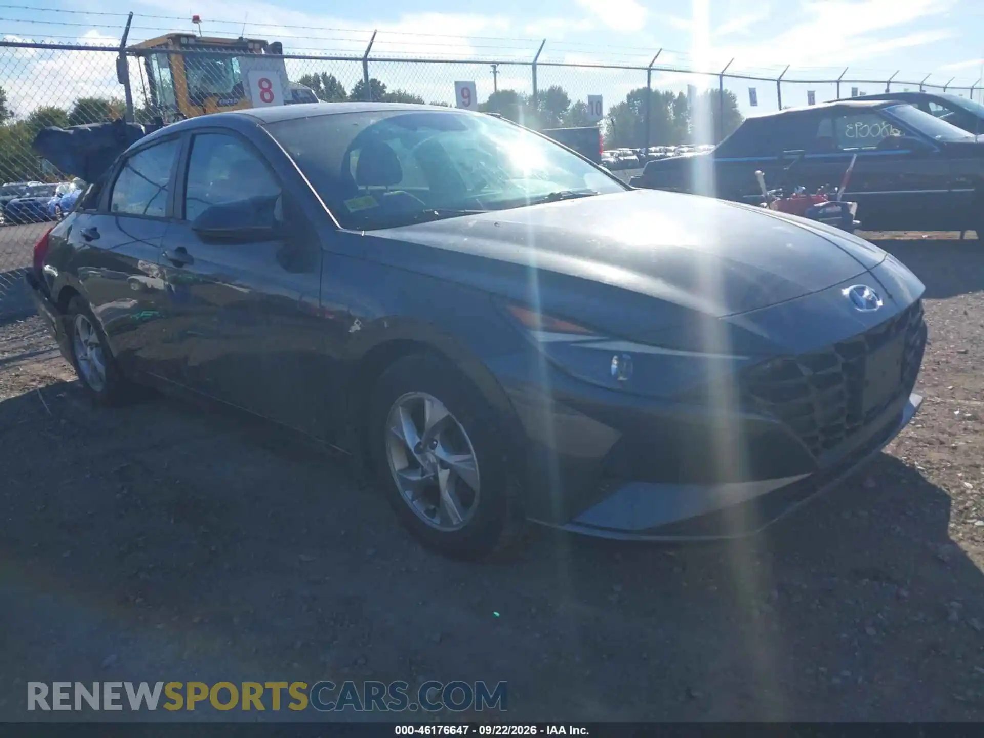 1 Photograph of a damaged car 5NPLL4AG2MH014482 HYUNDAI ELANTRA 2021