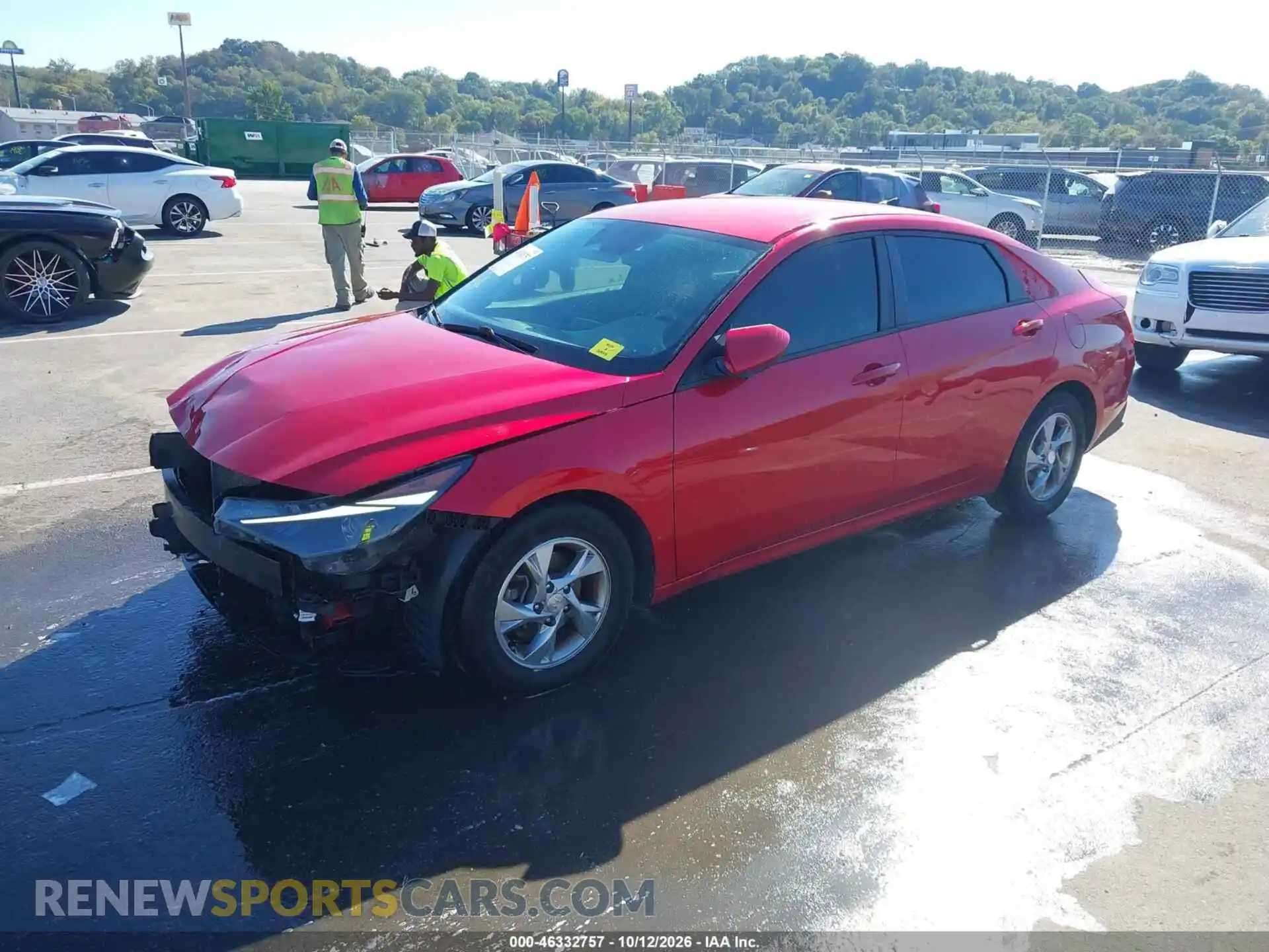 2 Photograph of a damaged car 5NPLL4AG2MH041228 HYUNDAI ELANTRA 2021