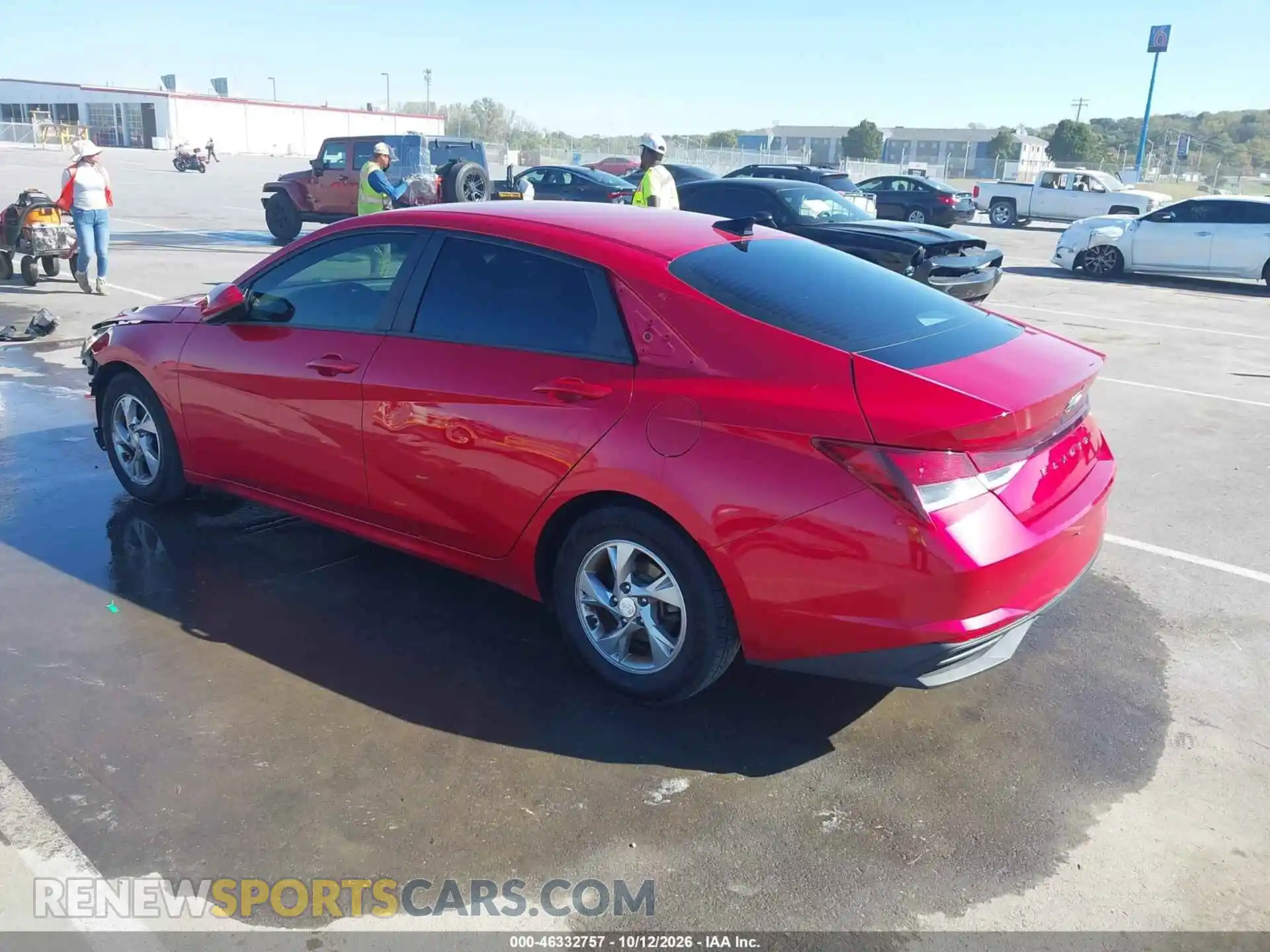 3 Photograph of a damaged car 5NPLL4AG2MH041228 HYUNDAI ELANTRA 2021