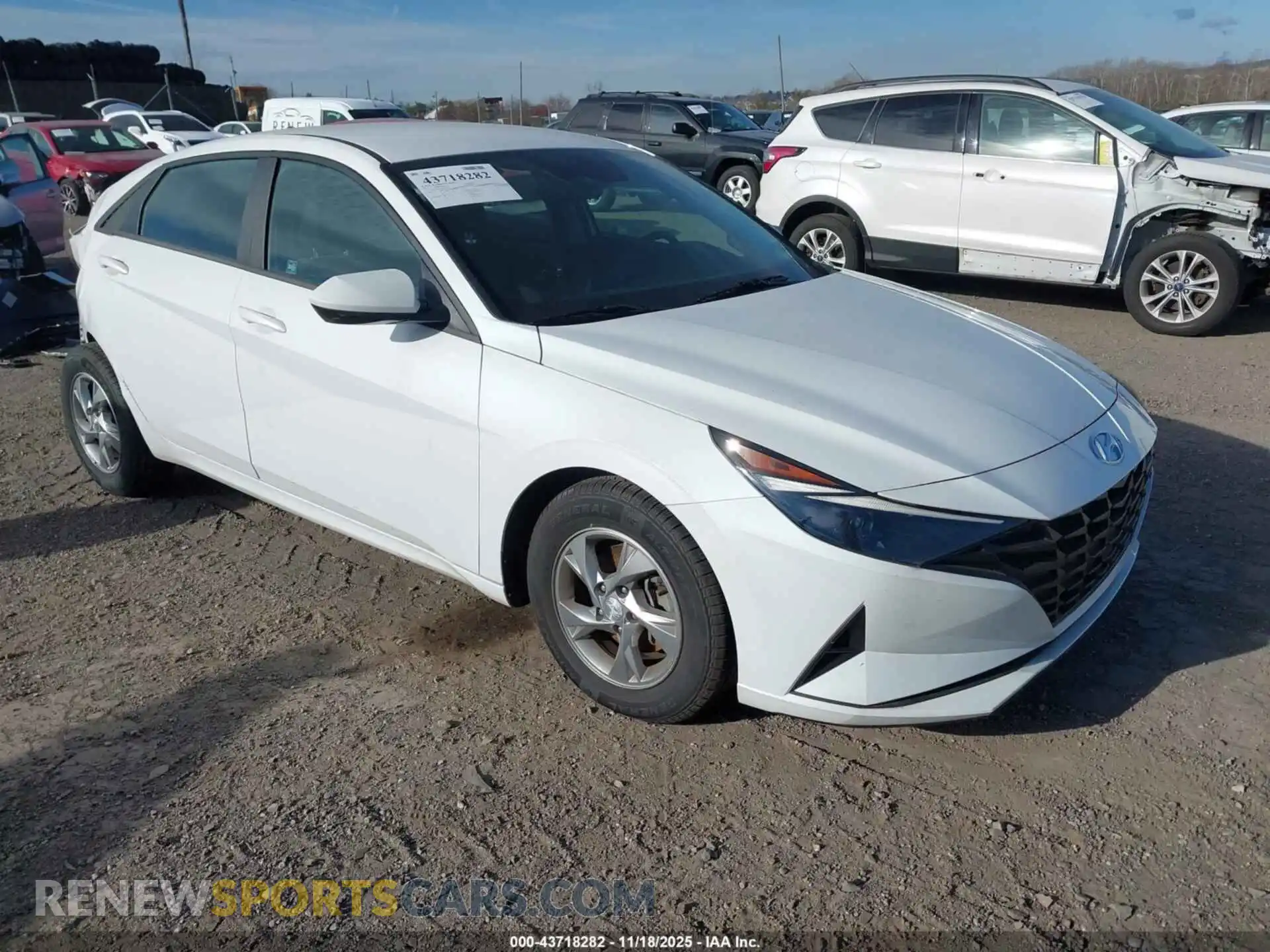 1 Photograph of a damaged car 5NPLL4AG2MH041438 HYUNDAI ELANTRA 2021